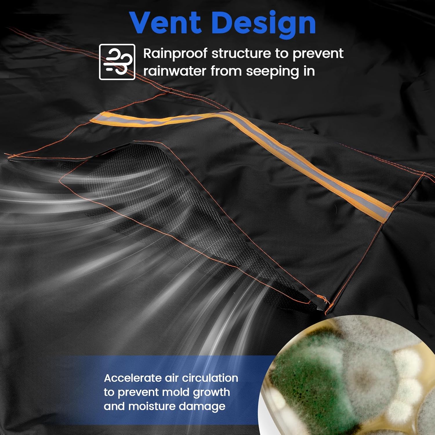 Thumbnail 3 de Aoretic Outdoor Garden Table Cover 242x182x100cm