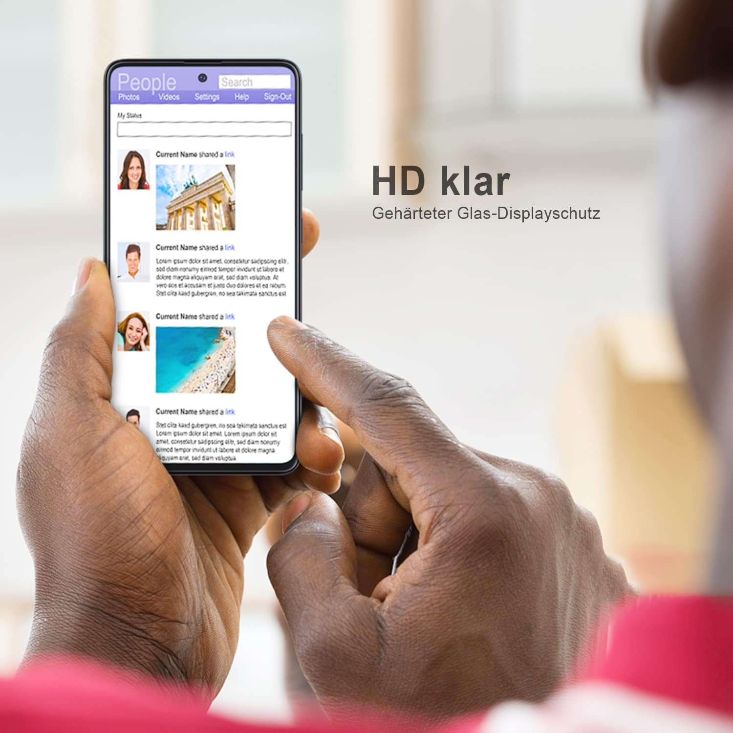 Thumbnail 6 de Schutzfolie für Samsung Galaxy S21 FE 5G/4G – Panzer Glas, 2-Stück, 9H Härte, Blasenfrei, HD-Klar