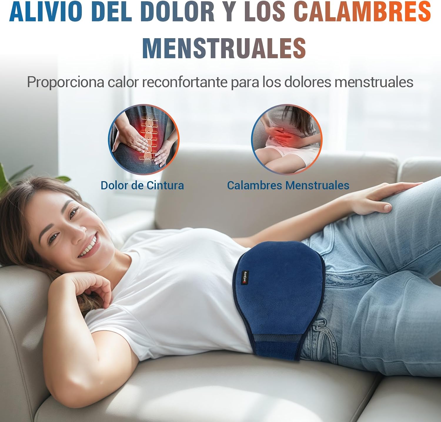 Thumbnail 2 de Comfytemp Almohadilla Térmica Lumbar 18x147cm