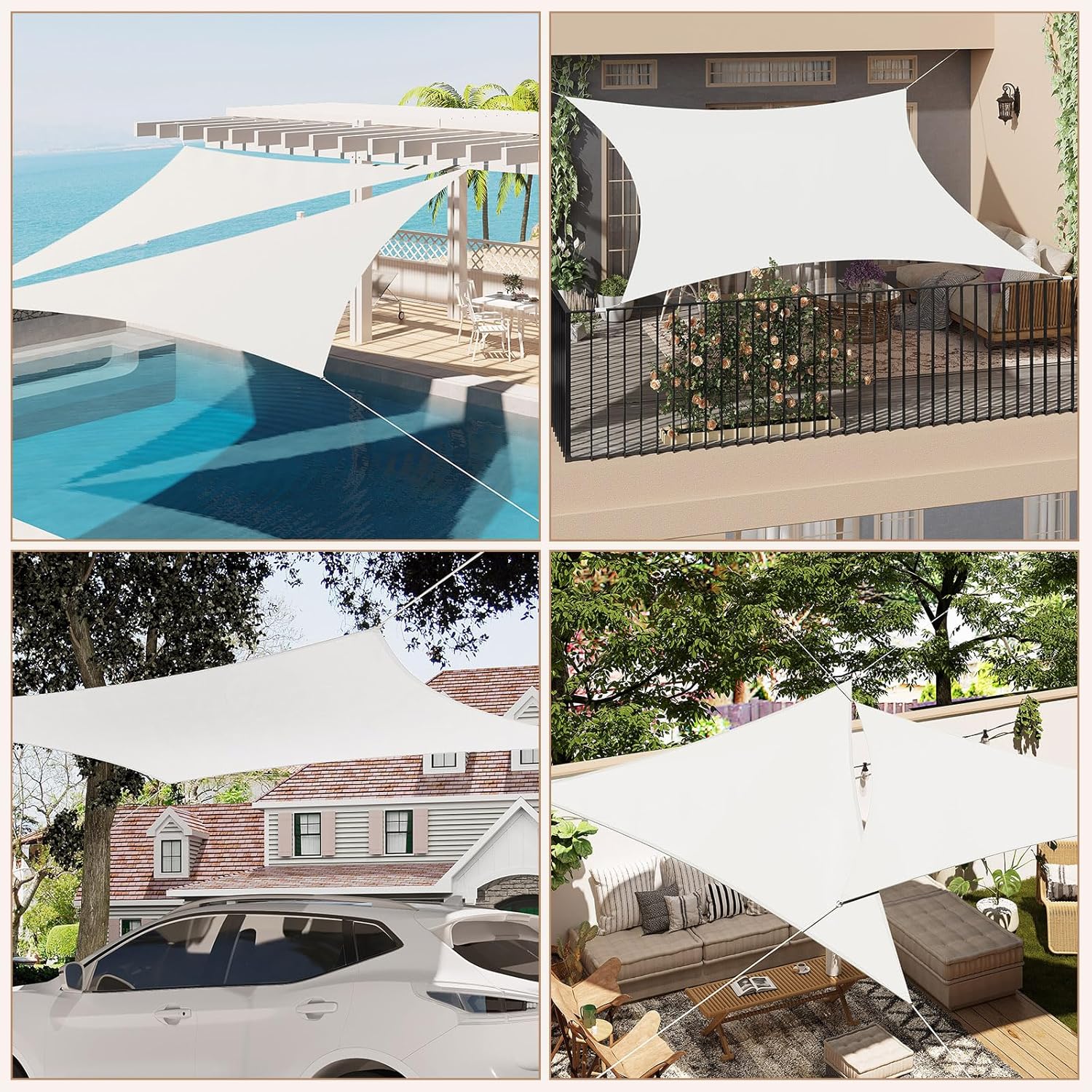 Thumbnail 5 de WOLTU Toldo Vela de Sombra Triangular Impermeable ☀️