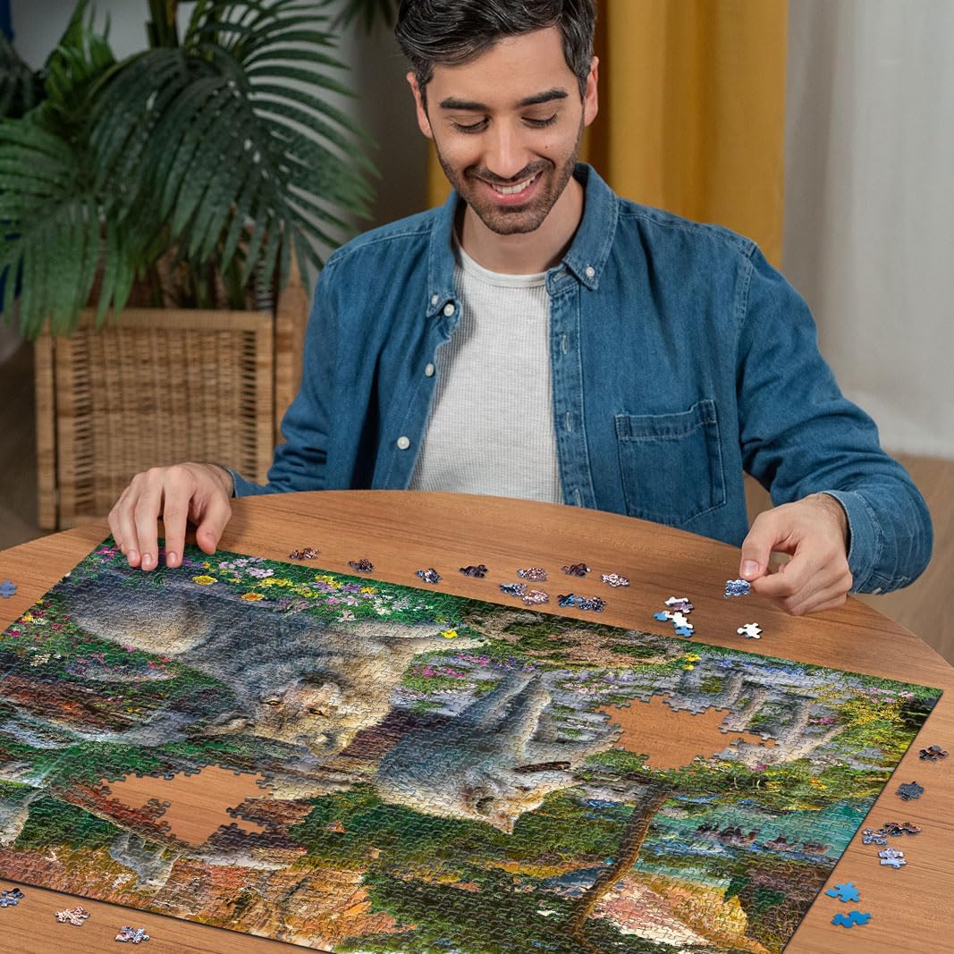 Thumbnail 3 de Ravensburger Puzzle 12000719 „Wolfsrudel im Frühlingserwachen“ – 1500 Teile für Erwachsene und Kinder ab 14 Jahren
