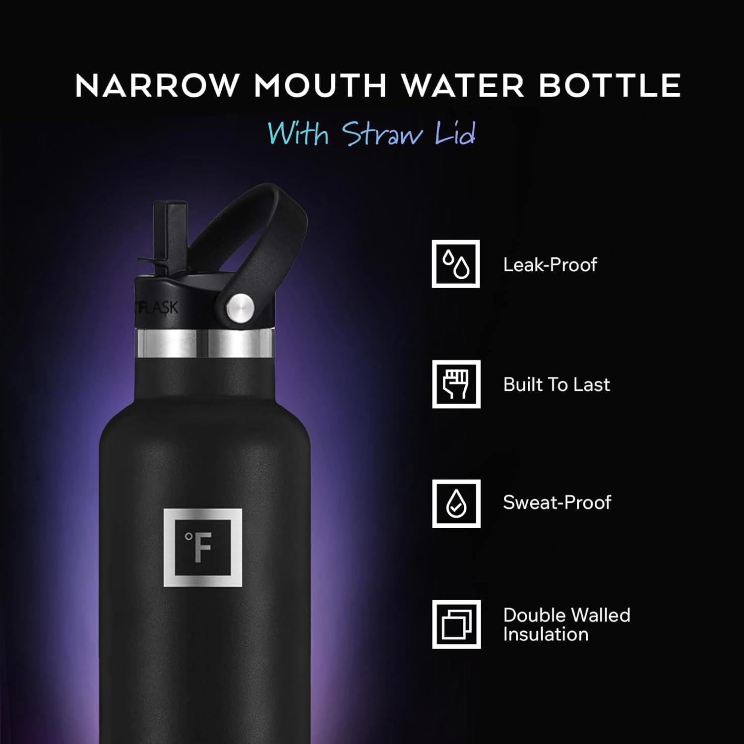 Detalle 2 de IRON °FLASK 24 oz Insulated Water Bottle 🥤