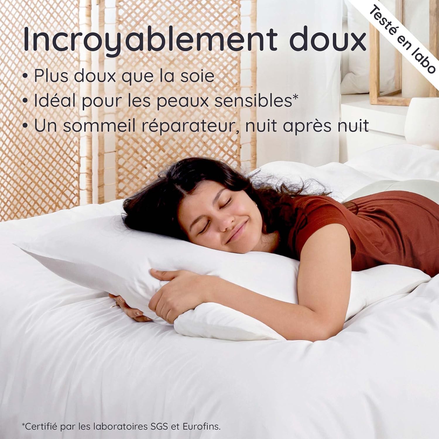 Thumbnail 4 de Bambaw Taie Oreiller 50x75 Bambou – Lot de 2, drap rafraîchissant et hypoallergénique