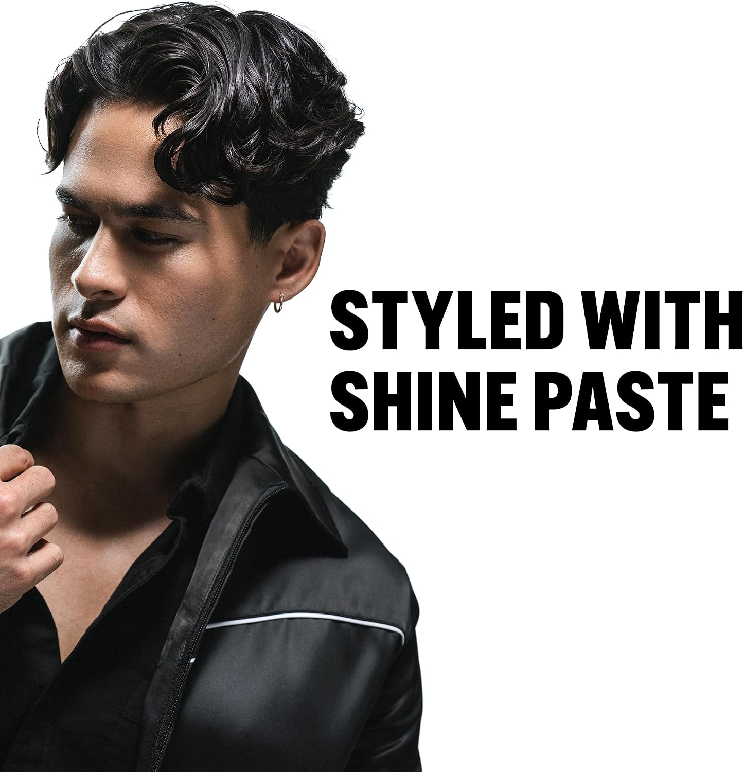 Detalle de STMNT Grooming Goods Shine Paste | Natural Shine Finish, Strong Control, Non-Greasy 100ml