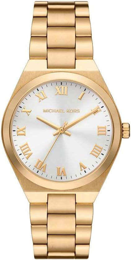Thumbnail 6 de Michael Kors Lennox Damenuhr – goldfarbenes Quarzwerk mit Edelstahlarmband