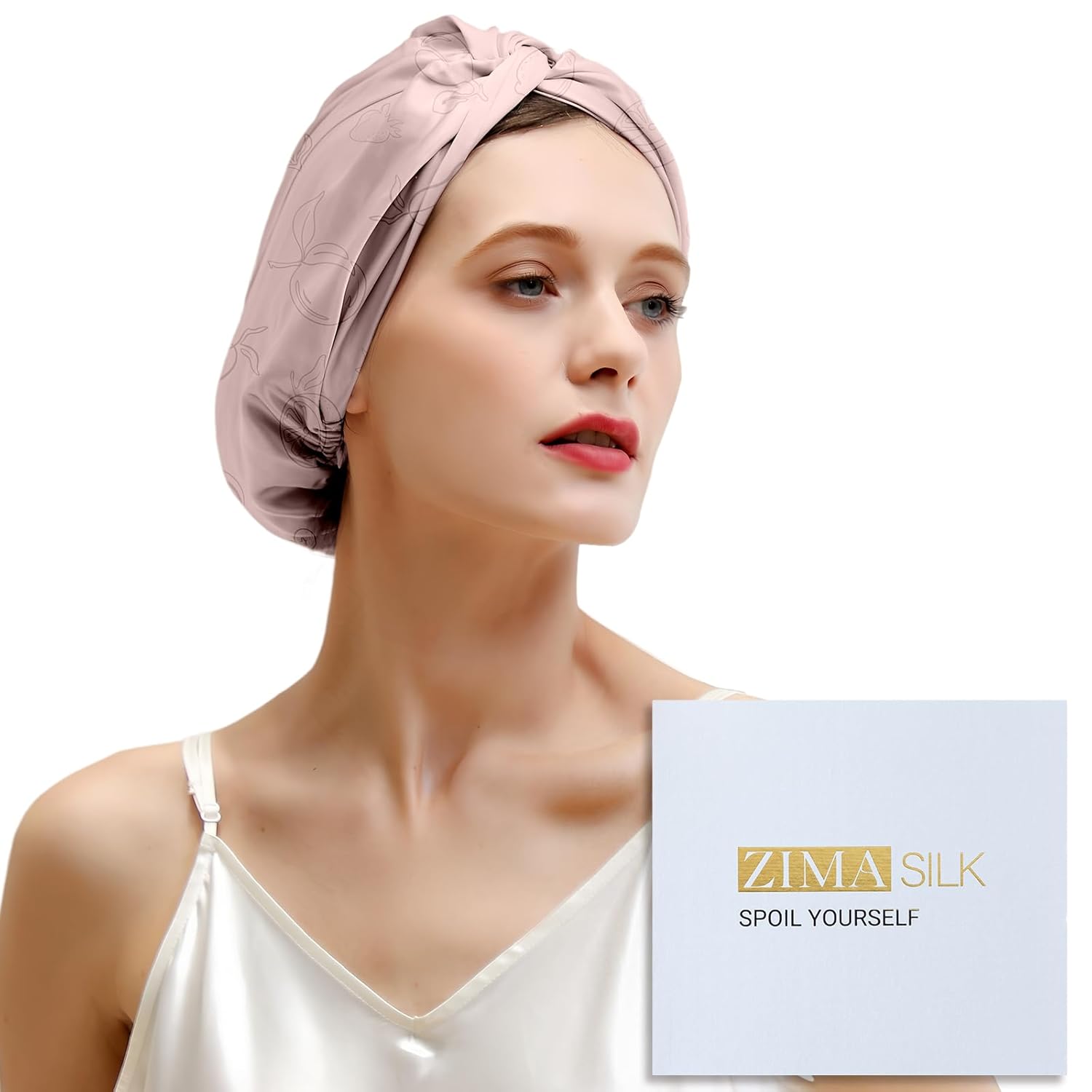 Thumbnail 6 de ZIMASILK 22 Momme Mulberry Silk Bonnet – Premium 100% Silk Sleep Cap for Hair Care