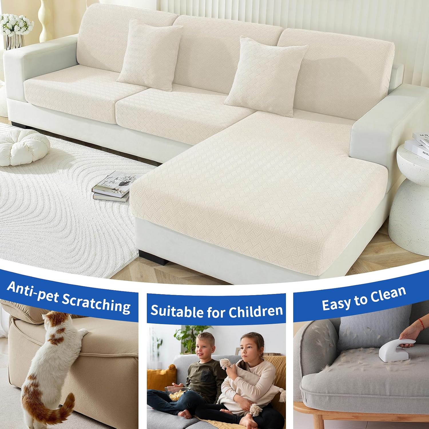 Thumbnail 6 de Ystyle Housse Assise Canapé 1 Place