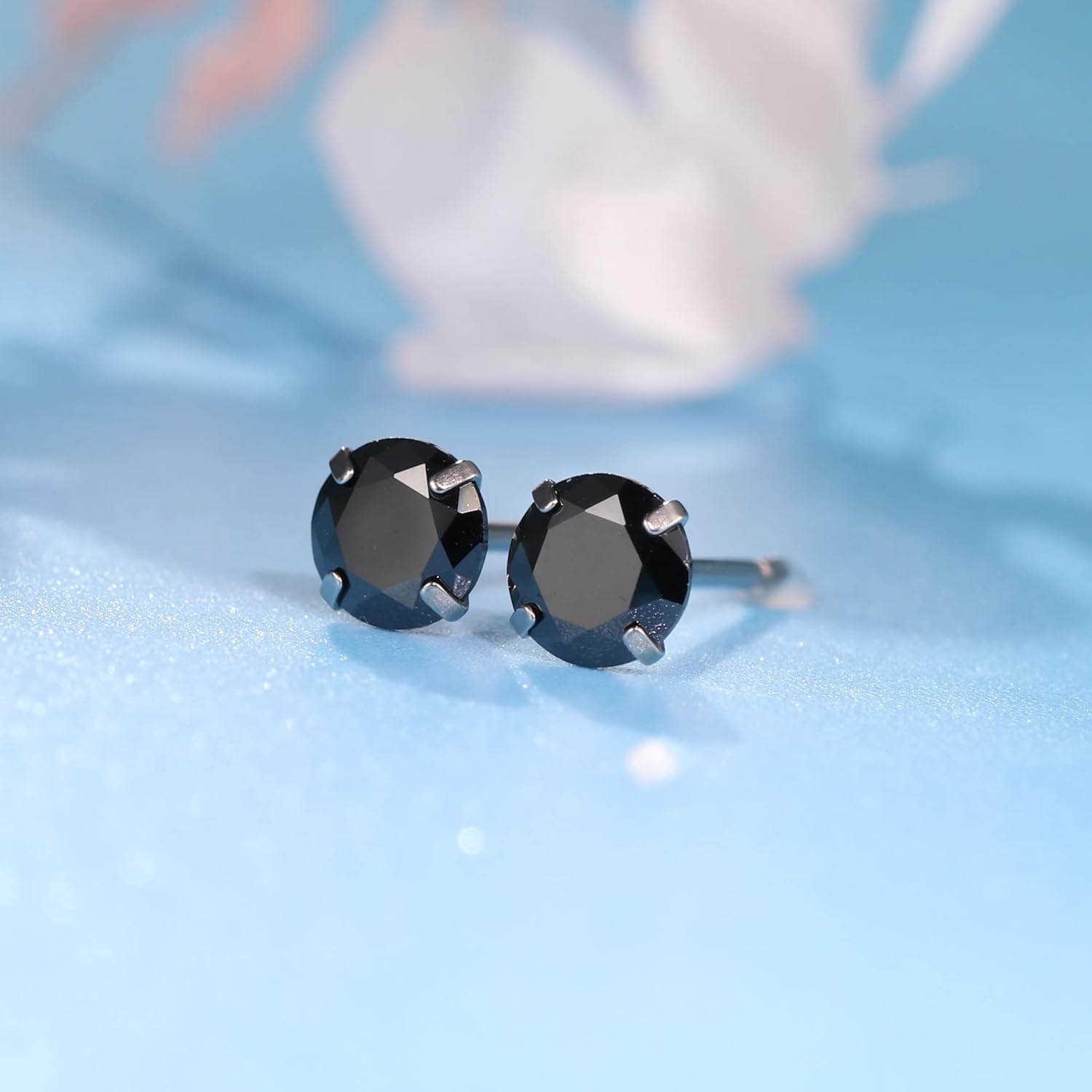 Thumbnail 1 de Limerencia Titan Ohrstecker – hypoallergen, 5 mm CZ, Titan G23 | Für empfindliche Ohren