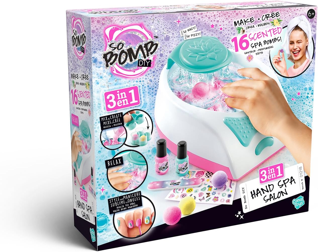 Detalle 2 de So Bomb 3-in-1 Hand Spa Salon