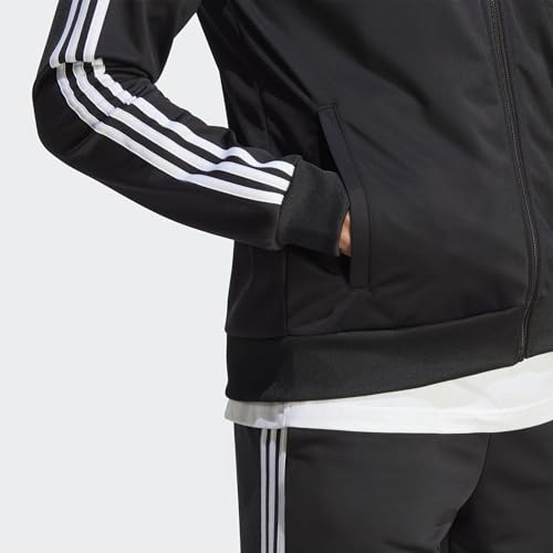 Thumbnail 3 de adidas Men's Sportswear Basic 3 Stripes Tricot Track Suit – Black, Size L