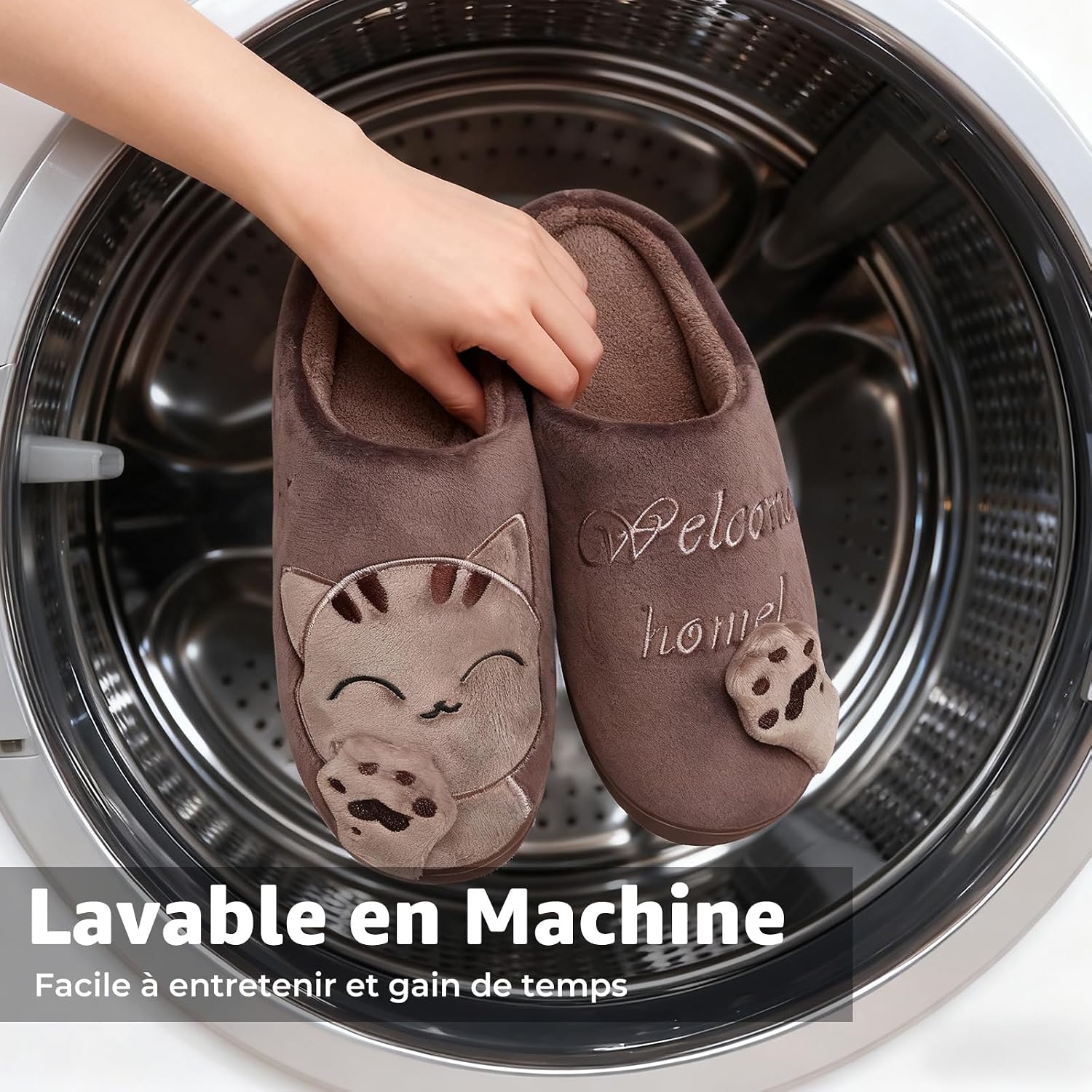 Thumbnail 5 de Mishansha Chaussons mignons chaud et antidérapant