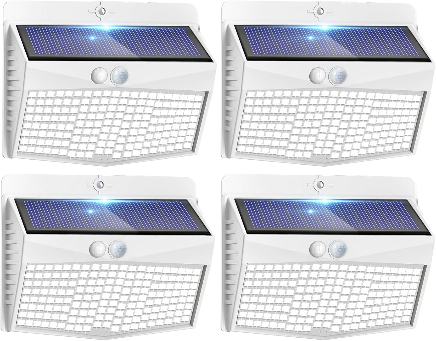 Peasur Solarlampen 168 LED 180° für außen