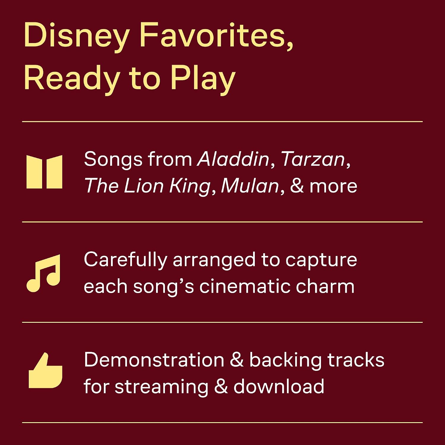 Detalle 2 de Hal Leonard Disney Solos voor fluit – speelboek met online opnames, 24 pagina’s