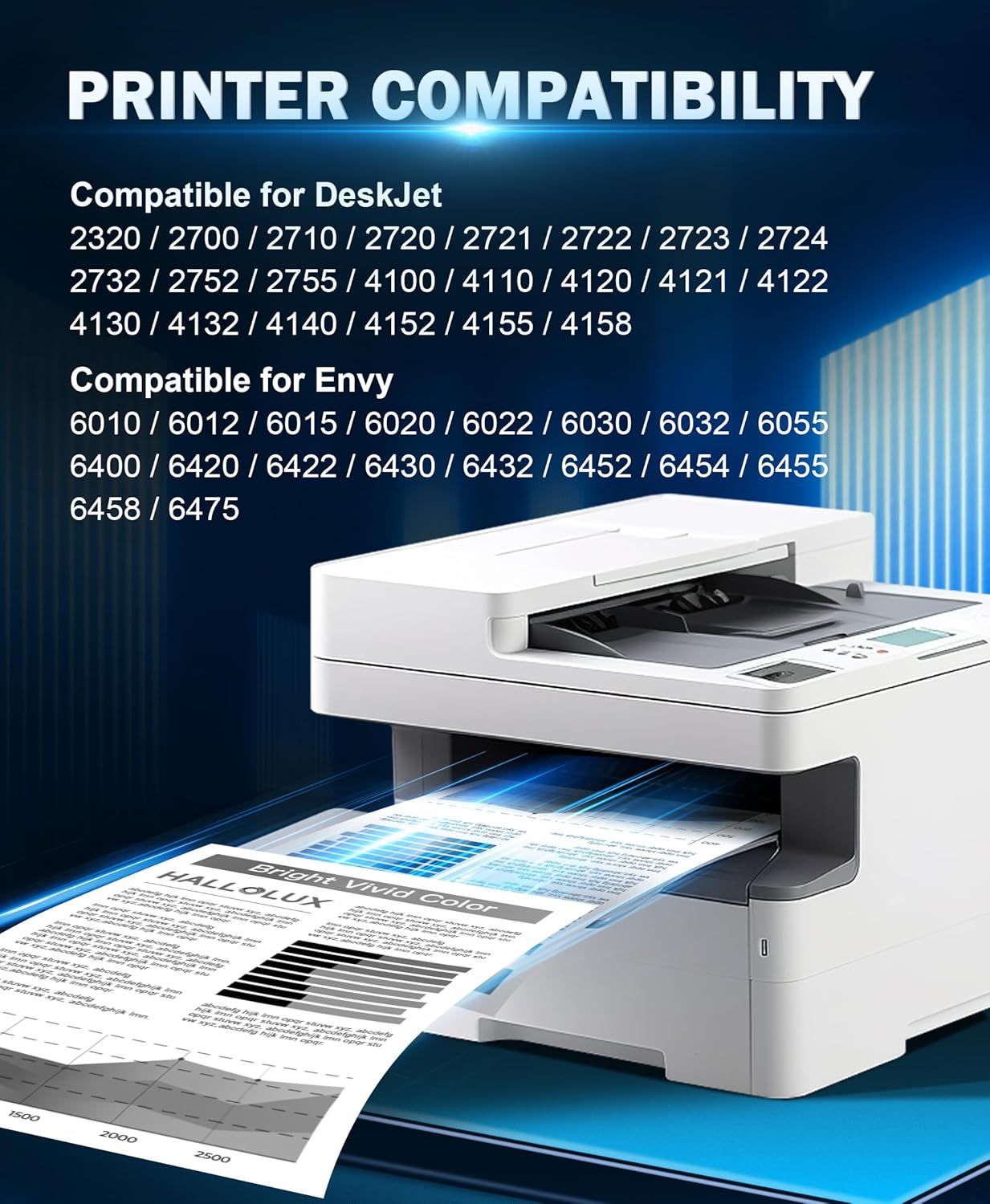 Thumbnail 1 de HALLOLUX 305XL Druckerpatronen Schwarz (2er-Pack) kompatibel mit HP 305 – für DeskJet/Envy-Modelle wie 2820e & 6000 Serie