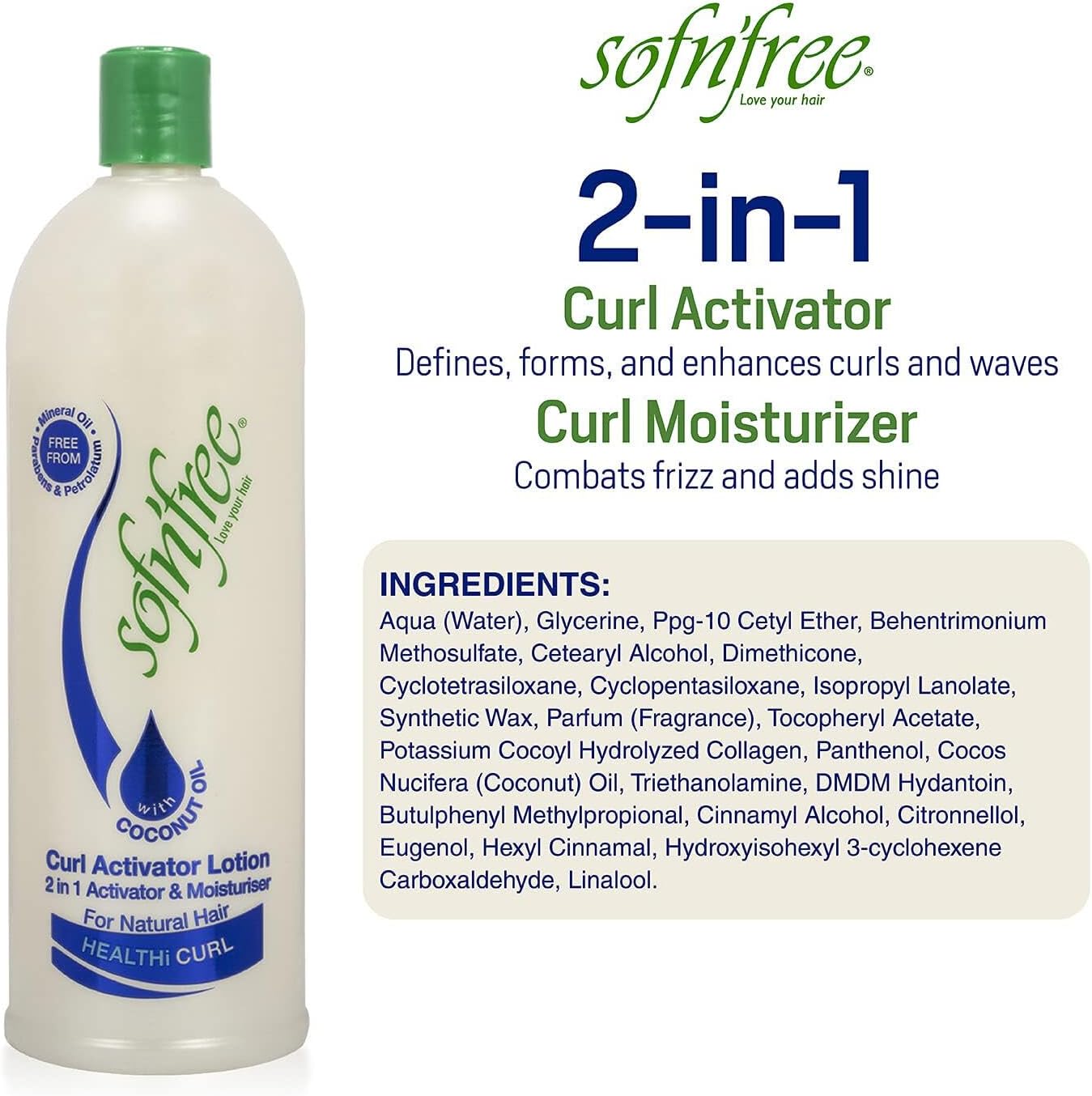 Detalle 2 de Sof N Curl Lotion 750 ml curl activator