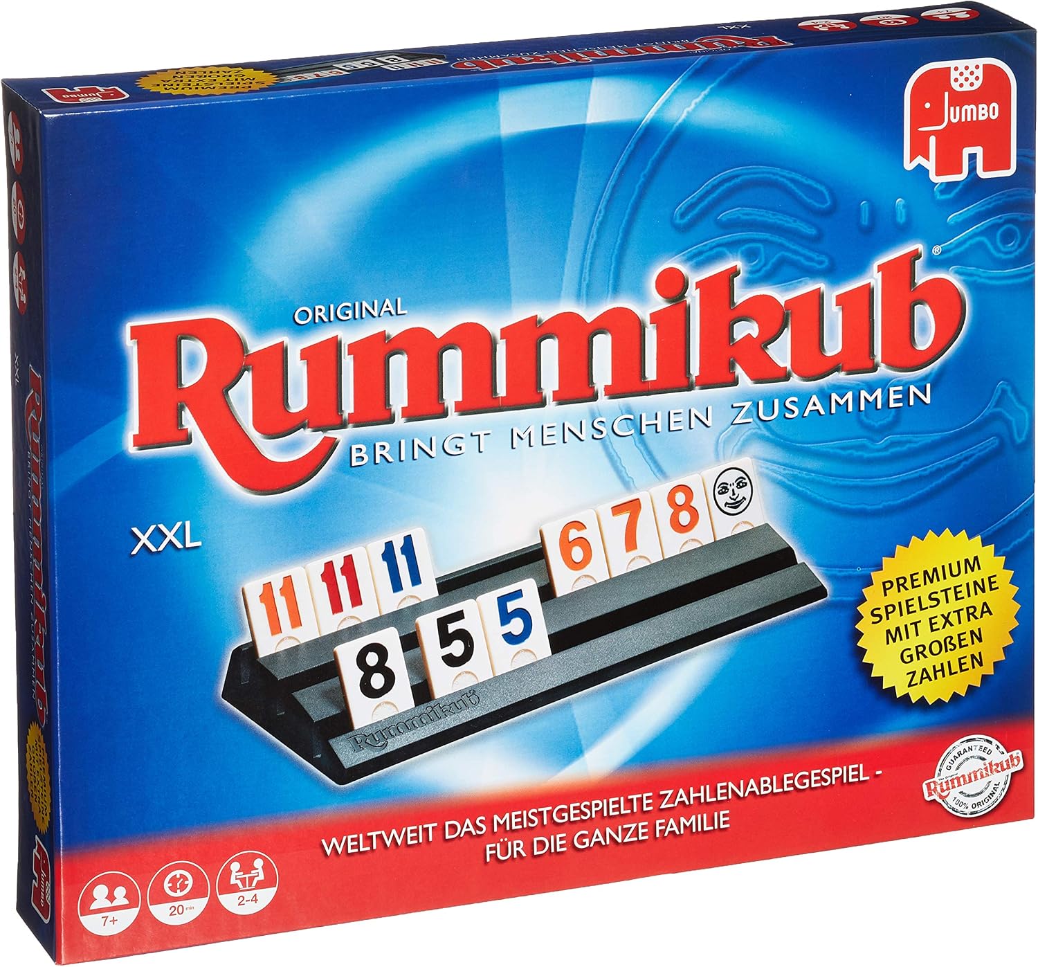 Detalle 2 de Jumbo Rummikub Travel Pouch Original – 2 bis 4 Spieler