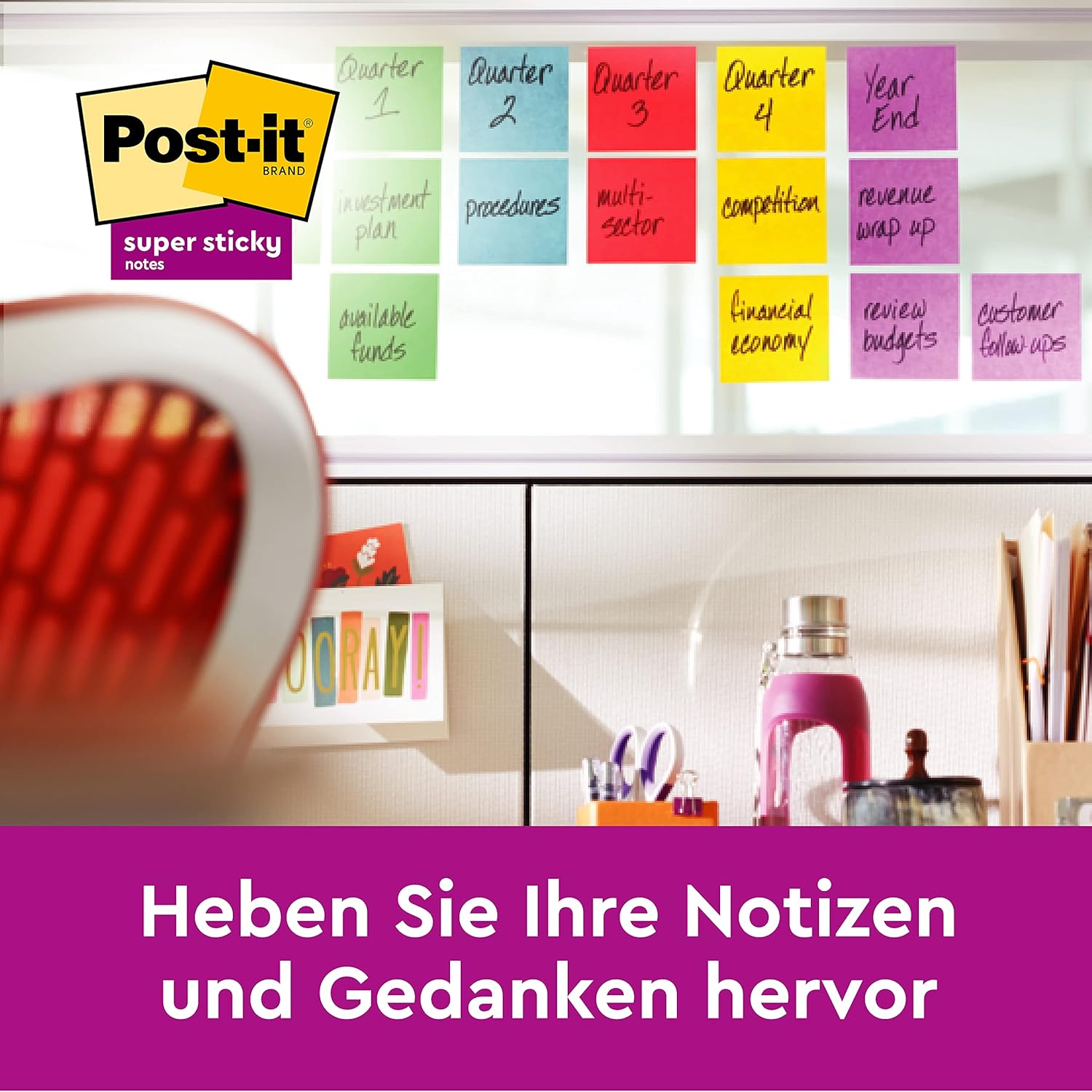 Thumbnail 4 de Post-it Super Sticky Z-Notes Oasis Collection 76 mm