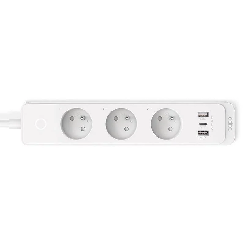 Thumbnail 2 de TP-Link Tapo P300 Regleta Inteligente WiFi 3 Tomas + 3 USB Carga Rápida Blanca