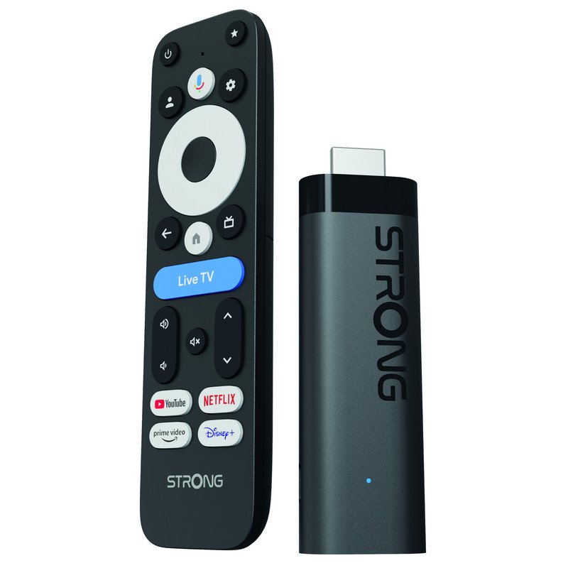 Adaptador Smart TV Strong LEAP NOVA 4K Ultra HD con Android 14, HDR10+/HLG y 32 GB
