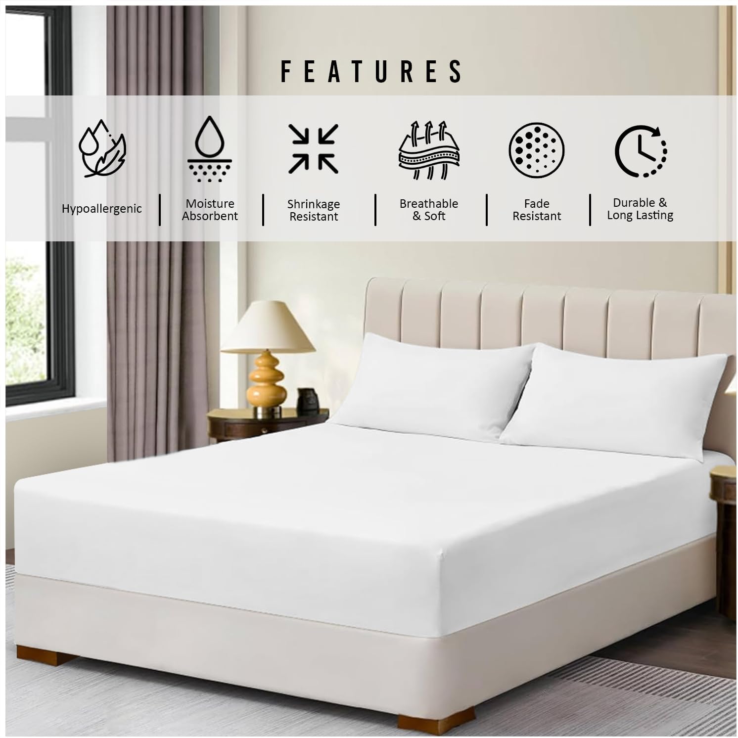 Detalle de GC GAVENO CAVAILIA Microfiber Fitted Sheet 137x193 cm