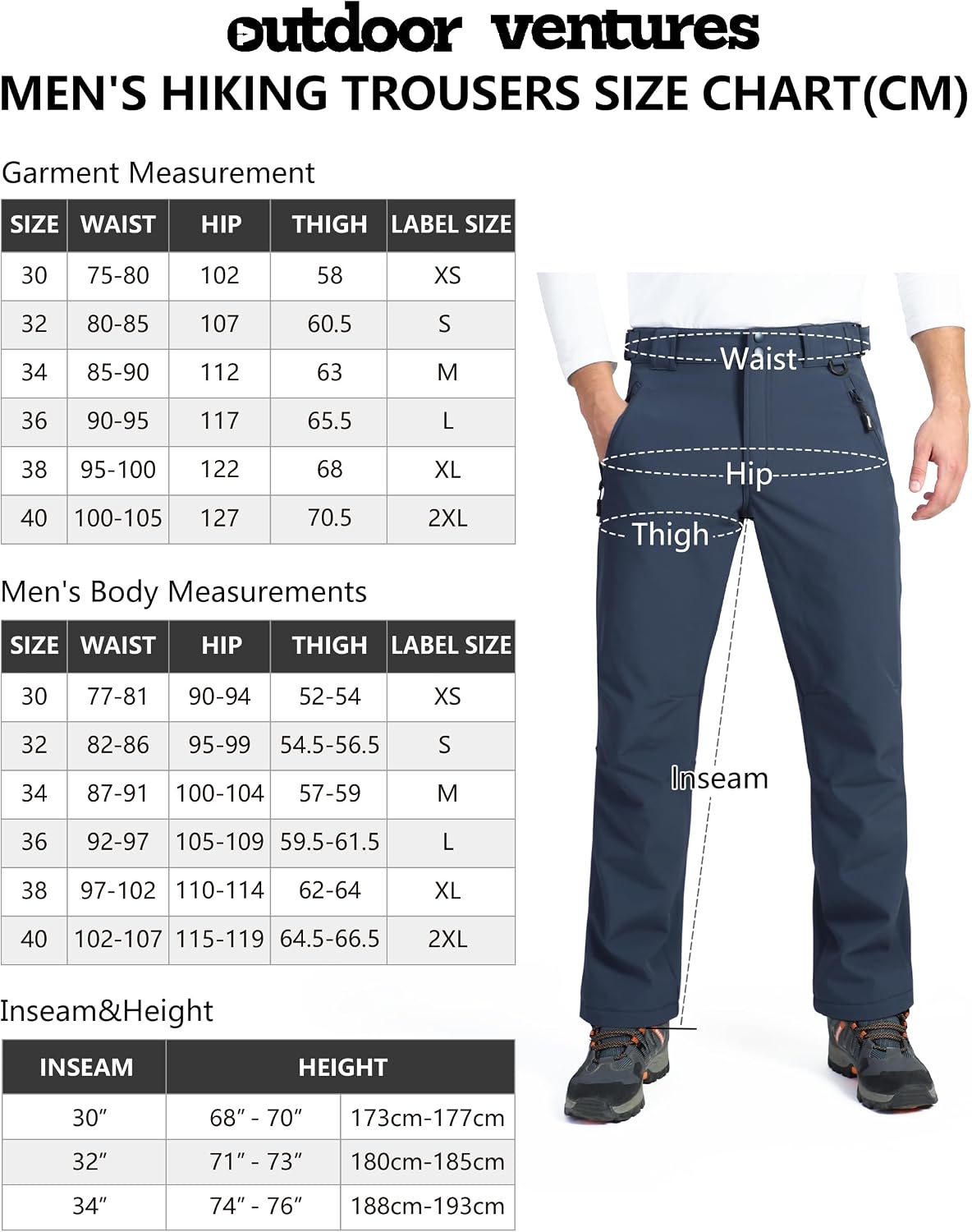 Thumbnail 6 de Outdoor Ventures Softshellhose 8000 mm