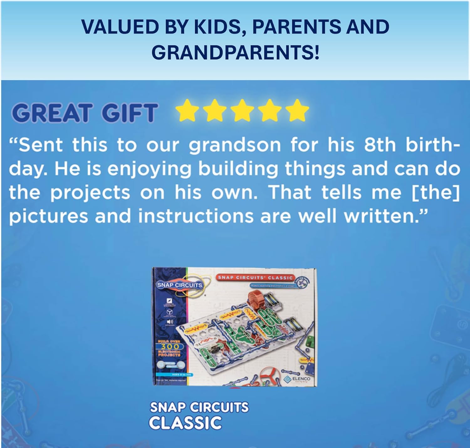 Thumbnail 5 de Snap Circuits Classic SC-300 electronics kit — 300 projects 🧩