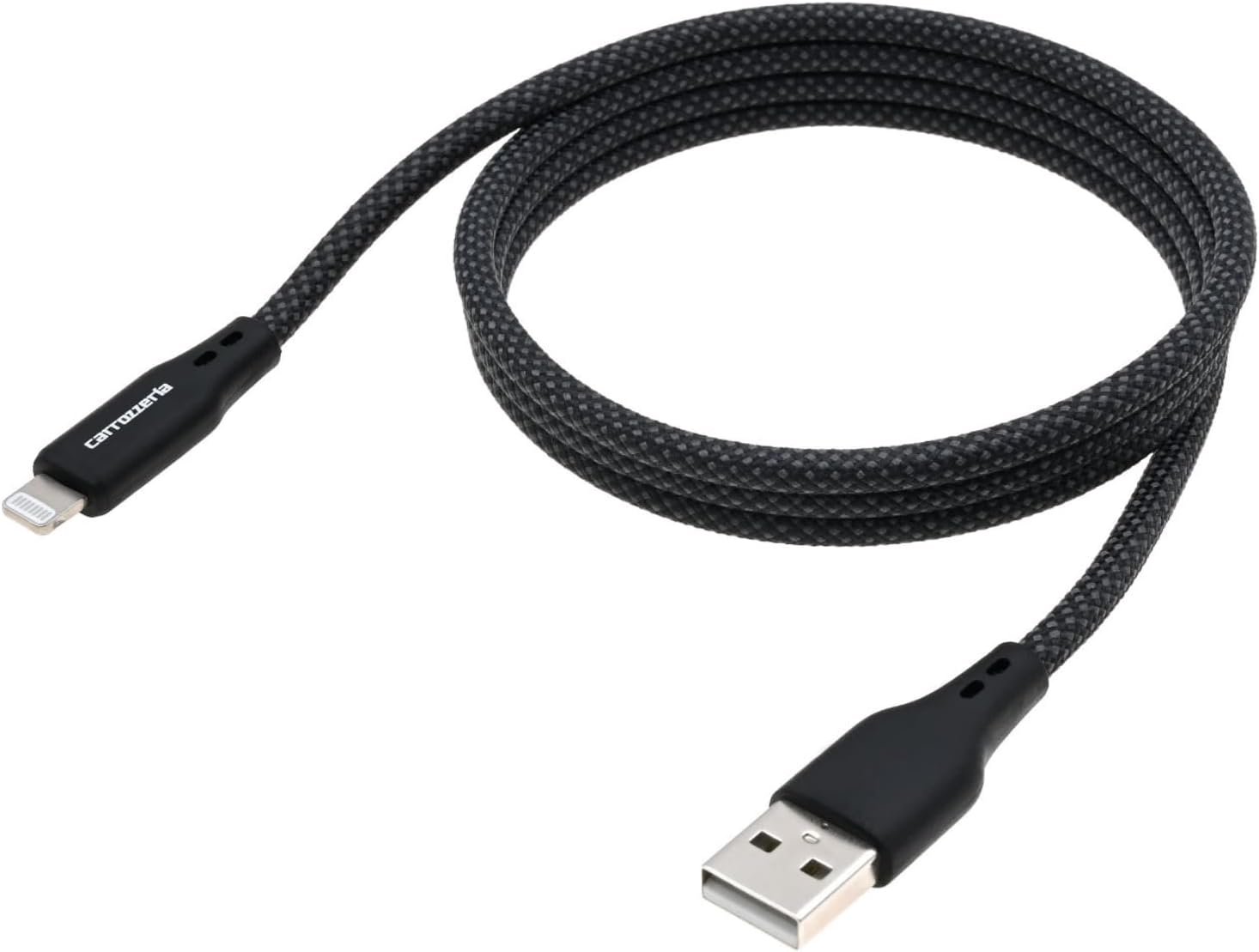 Detalle de Pioneer CD-U0310AL Lightningケーブル 1.0m マグネット式・メッシュ素材・最大2.4A