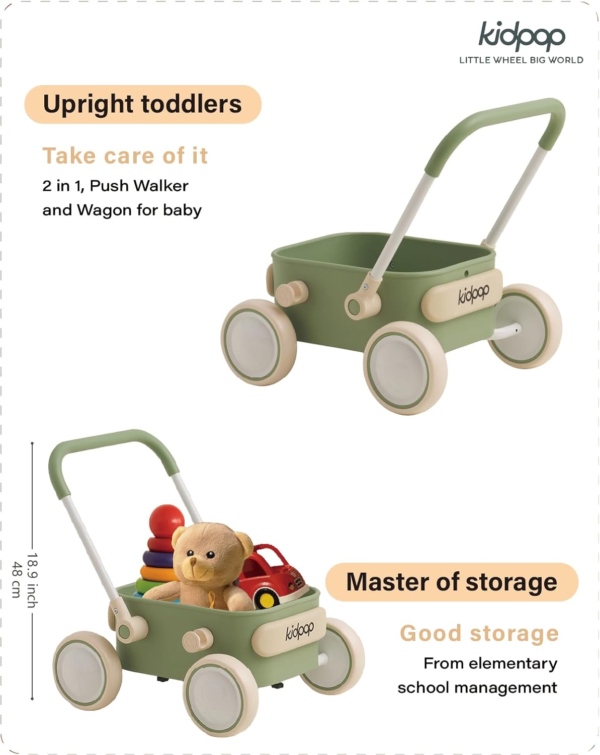 Thumbnail 2 de PULA Baby Push Walker 6-12 months 👶