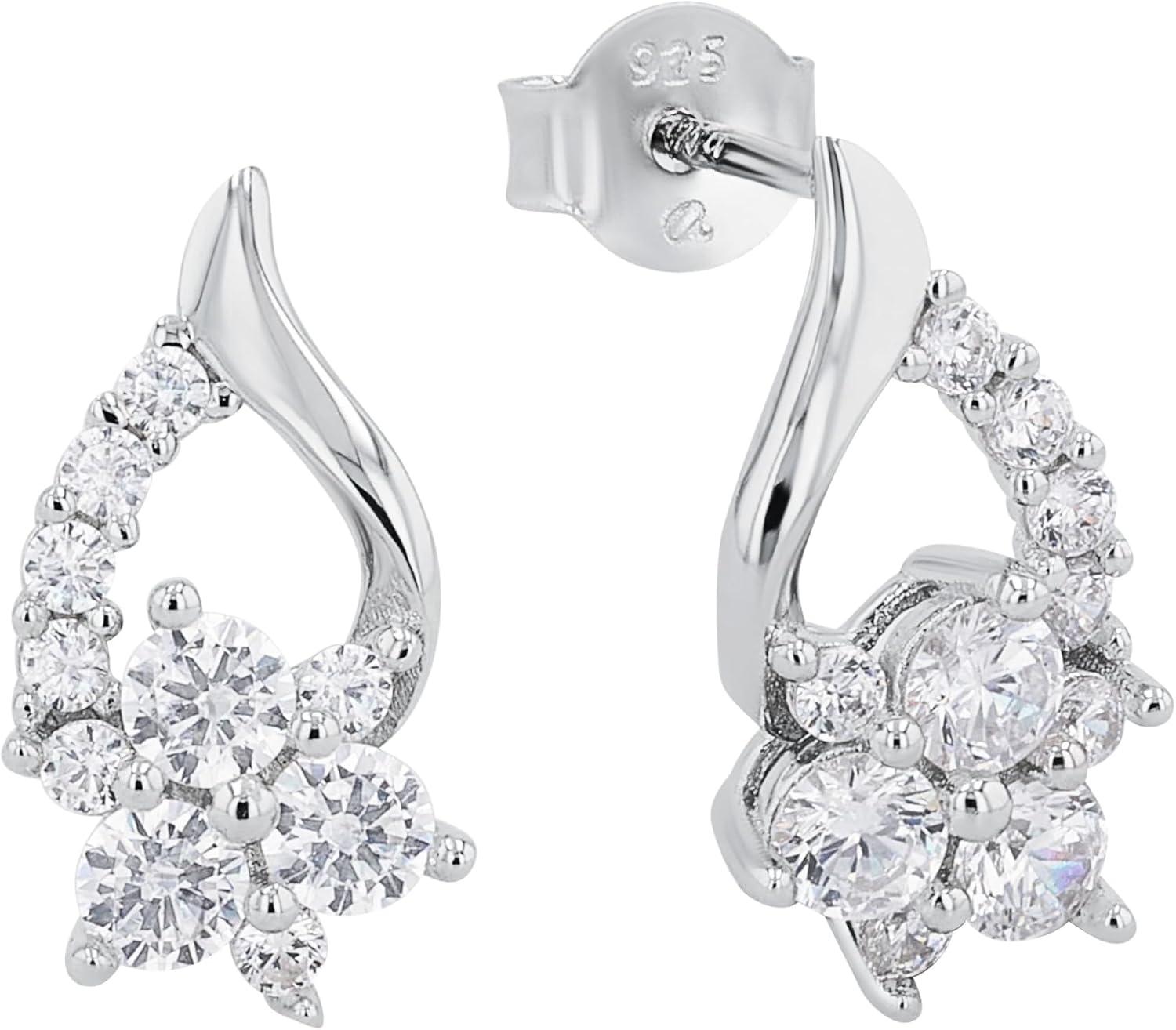 Thumbnail 6 de Amor Ohrhänger 925 Sterling Silber Damen – Zirkonia-Steinchen, mit Box