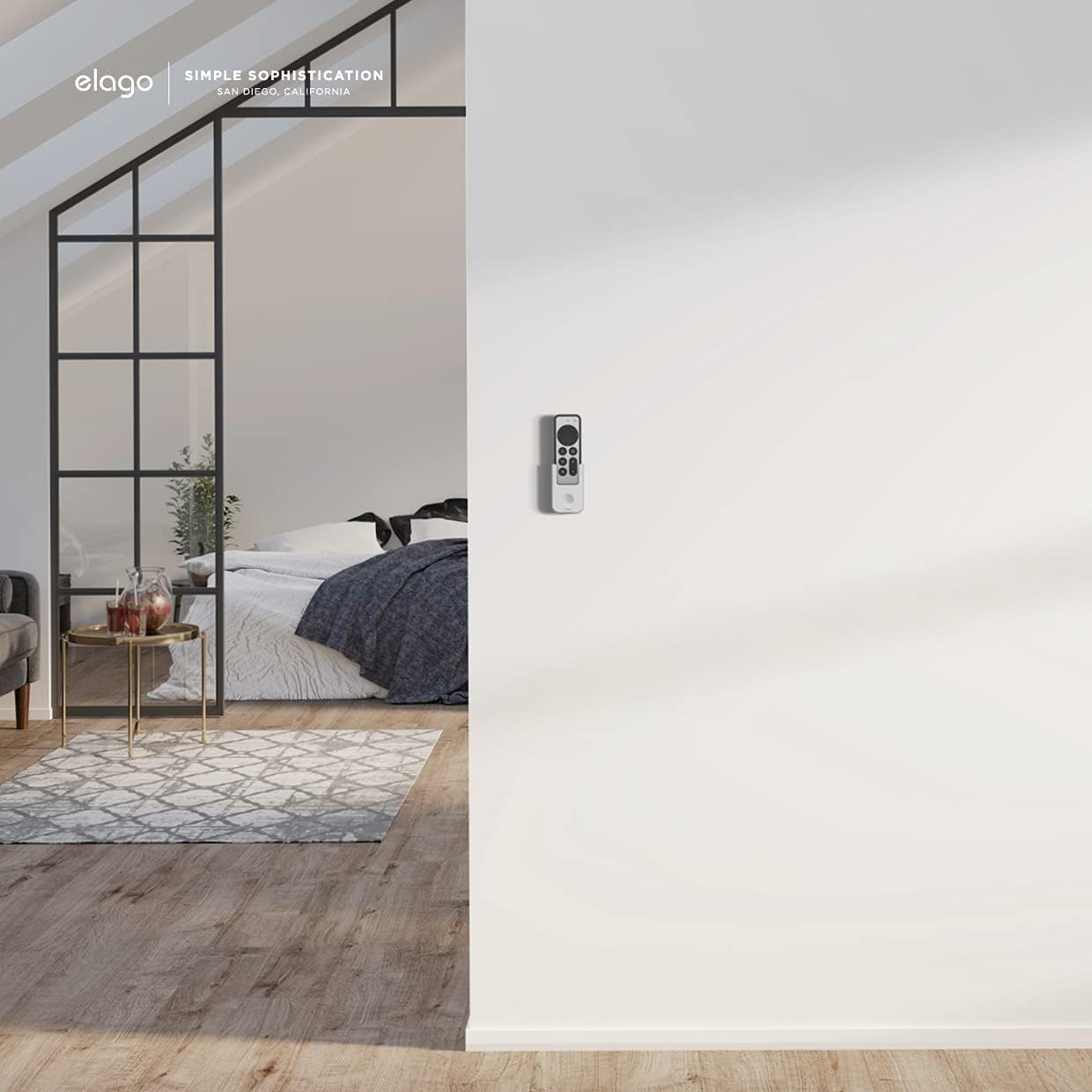 Thumbnail 6 de elago Remote Holder Mount for Apple TV 4K Siri Remote (2nd Gen) & 3rd (2022) — Wall or Sticker Mount, White