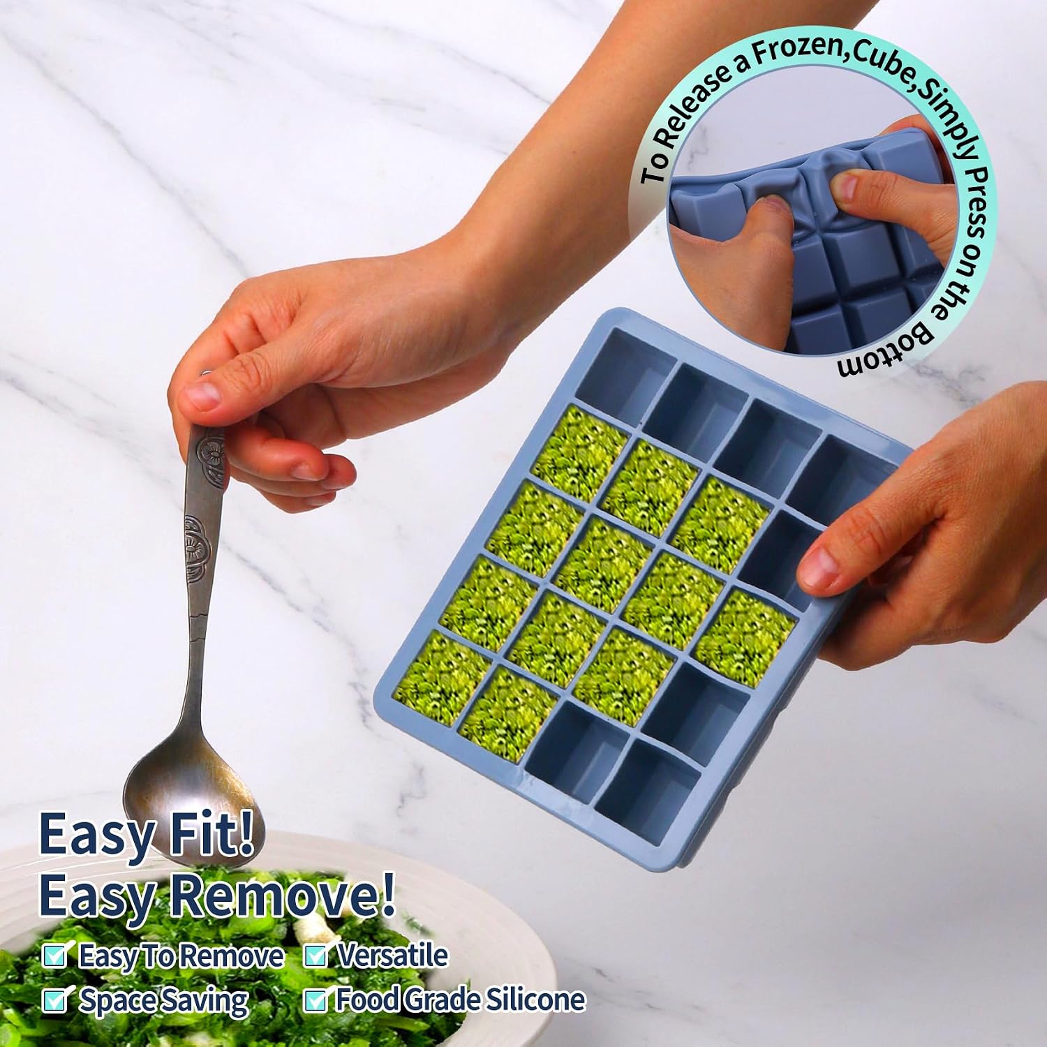 Thumbnail 6 de Silicone Freezer Molds, 1 Tbsp