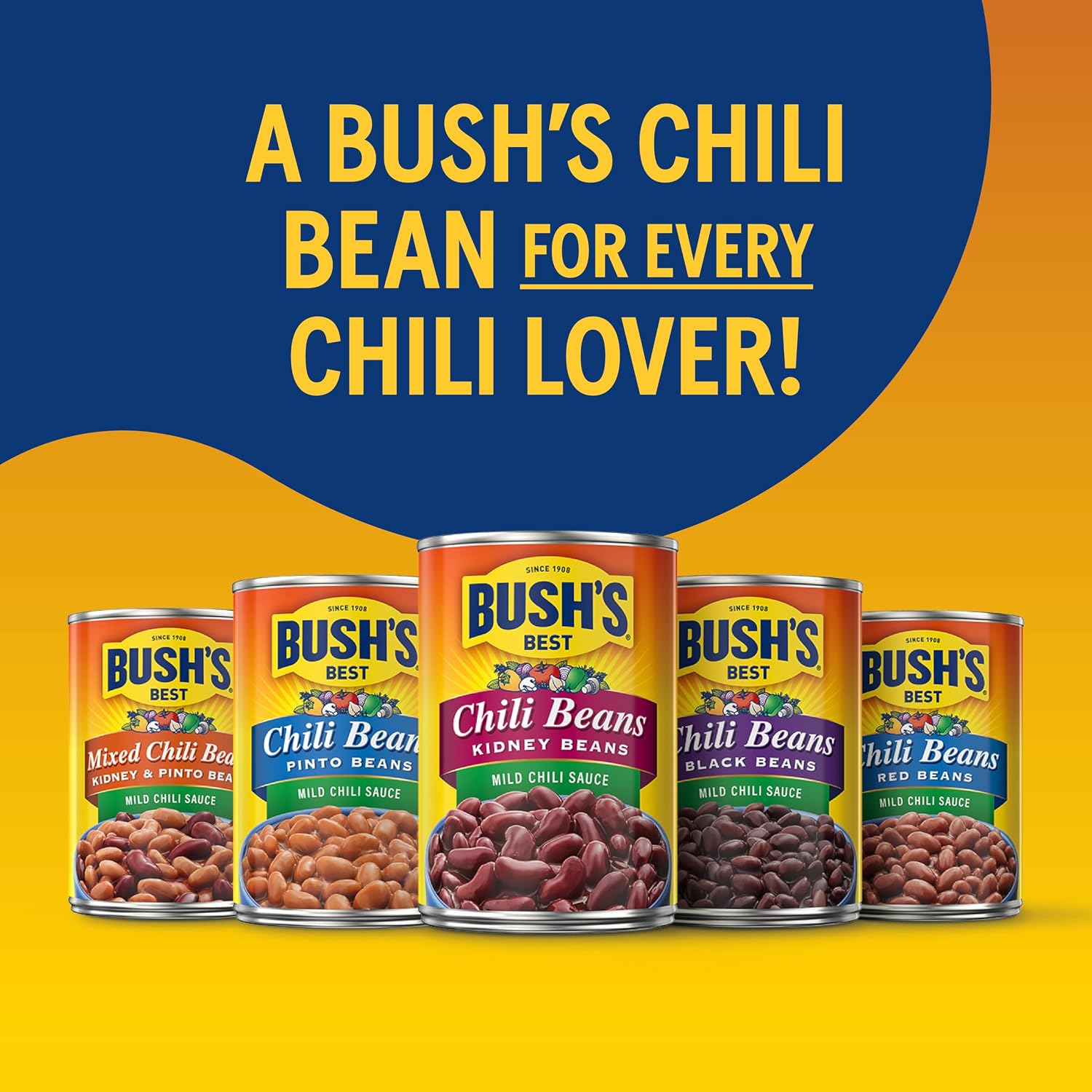 Thumbnail 6 de Bush's Best 01502 Mild Chili Black Beans, 15.5 oz Cans, Pack of 12