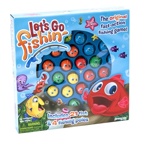 Thumbnail 4 de Let's Go Fishin' Game by Pressman — The Original Fast-Action Fishing Game