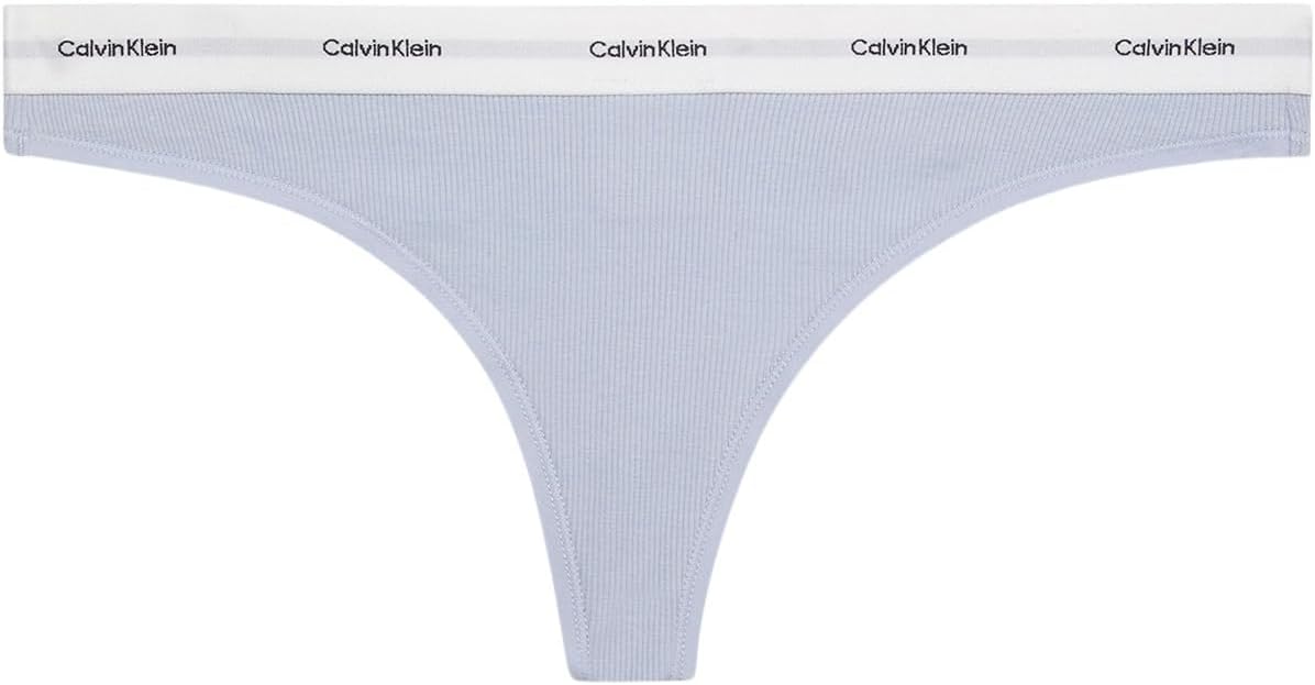 Detalle de Calvin Klein Damen String Thong mit Stretch – sportlich-minimalistisch, bequeme Passform