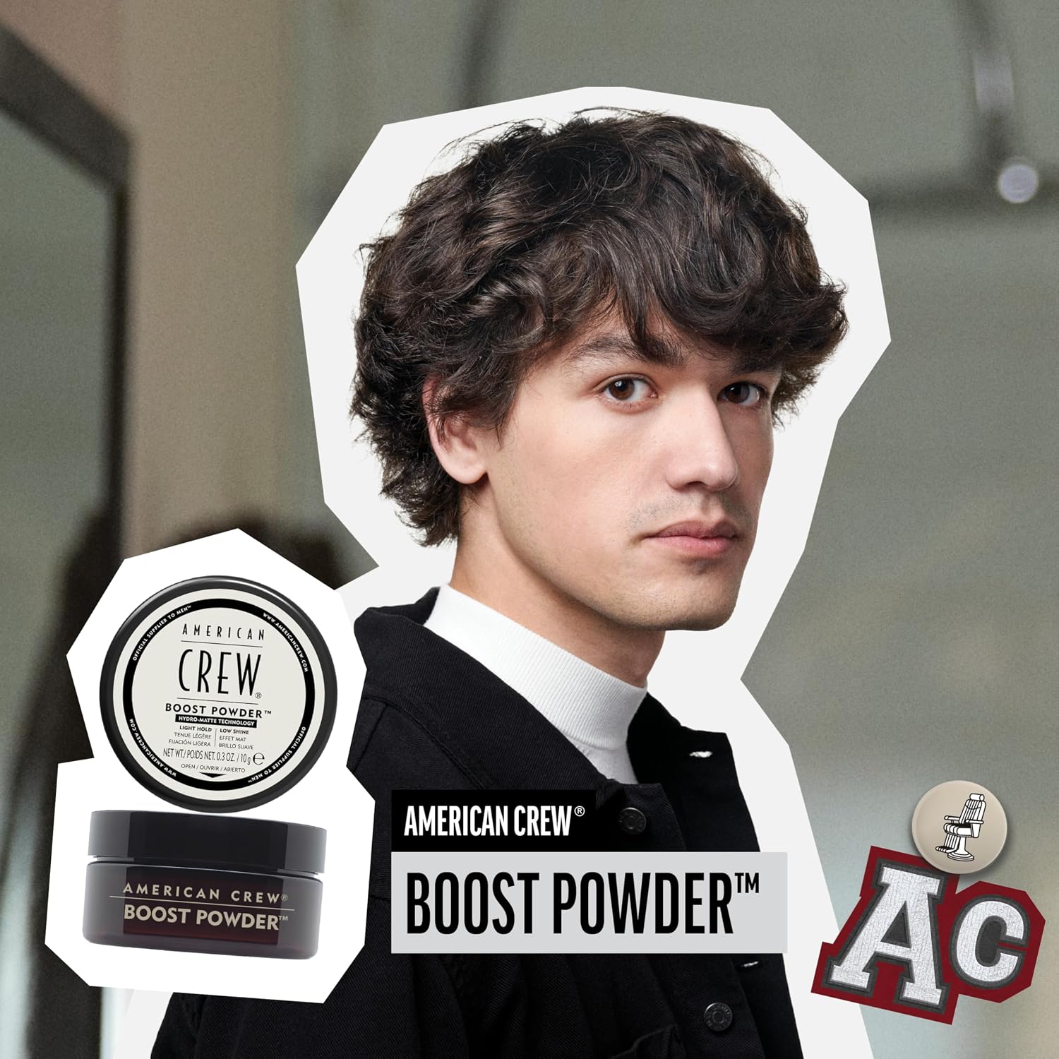 Thumbnail 1 de AMERICAN CREW Classic Boost Powder – 10 g: Stylingpuder für mehr Volumen und mattes Finish