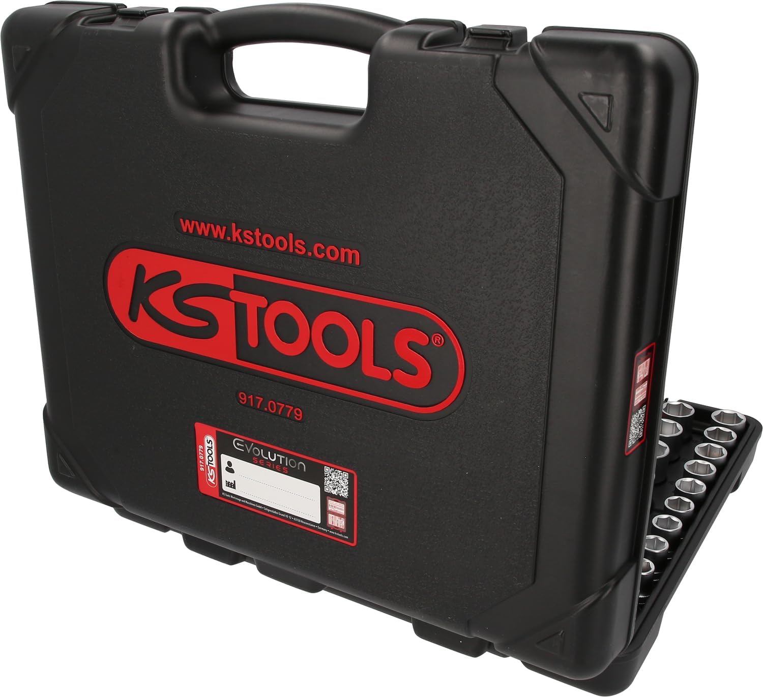 Detalle de KS Tools 917.0779 Steckschlüssel-Satz 179-tlg (1/4“/3/8“/1/2“) mit FlankTraction-Profil