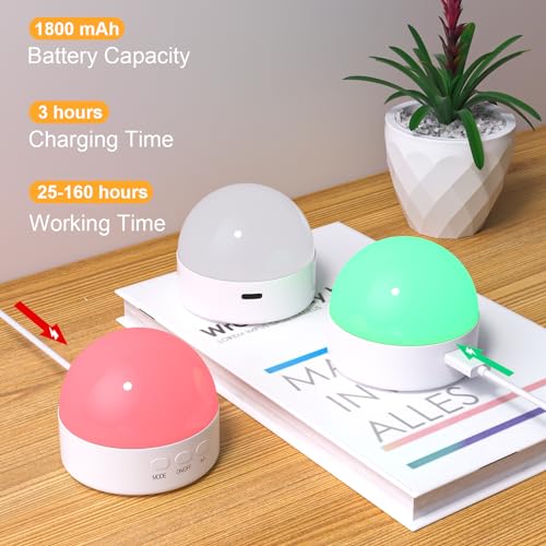 Thumbnail 3 de Kintion LED Night Light – USB Rechargeable, 8 Colour Modes, 1800mAh