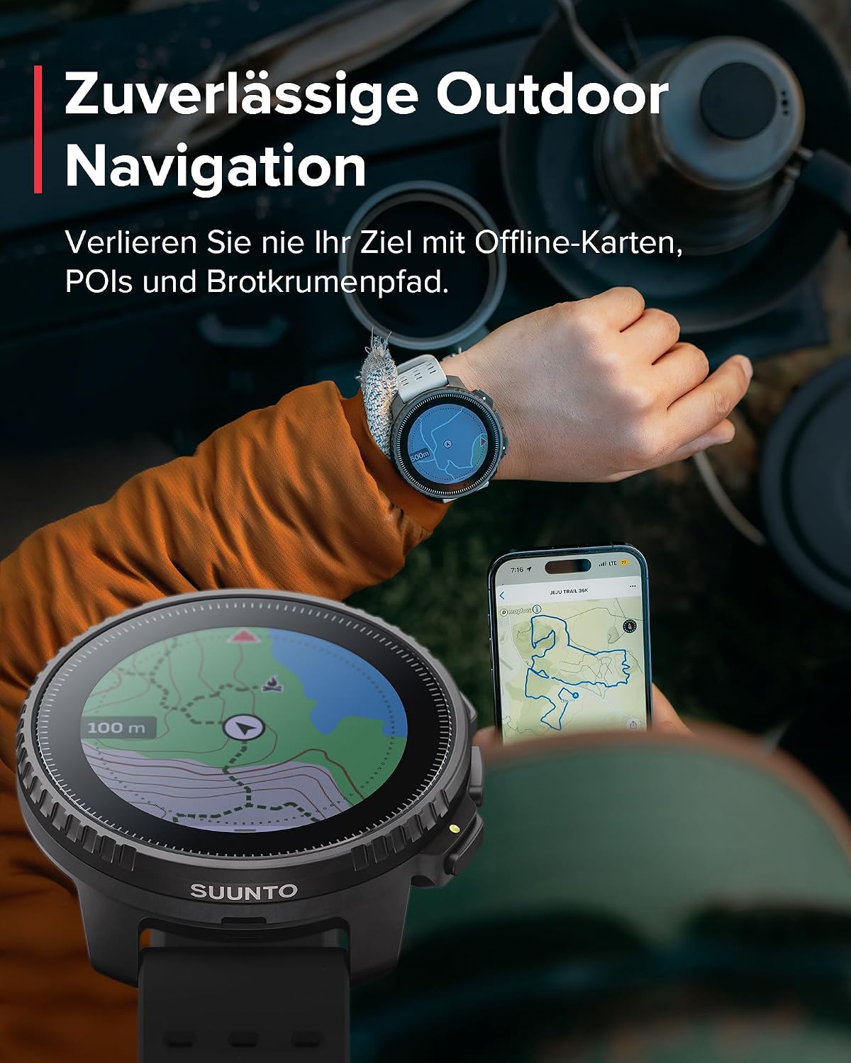 Thumbnail 3 de SUUNTO Vertical Abenteueruhr GPS‑Smartwatch, 65 Tage Akkulaufzeit