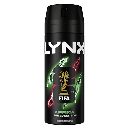 Detalle de VO5 Lynx Africa G.O.A.T. Bodyspray with Zinc Odour-Busting Tech, 6 x 150 ml