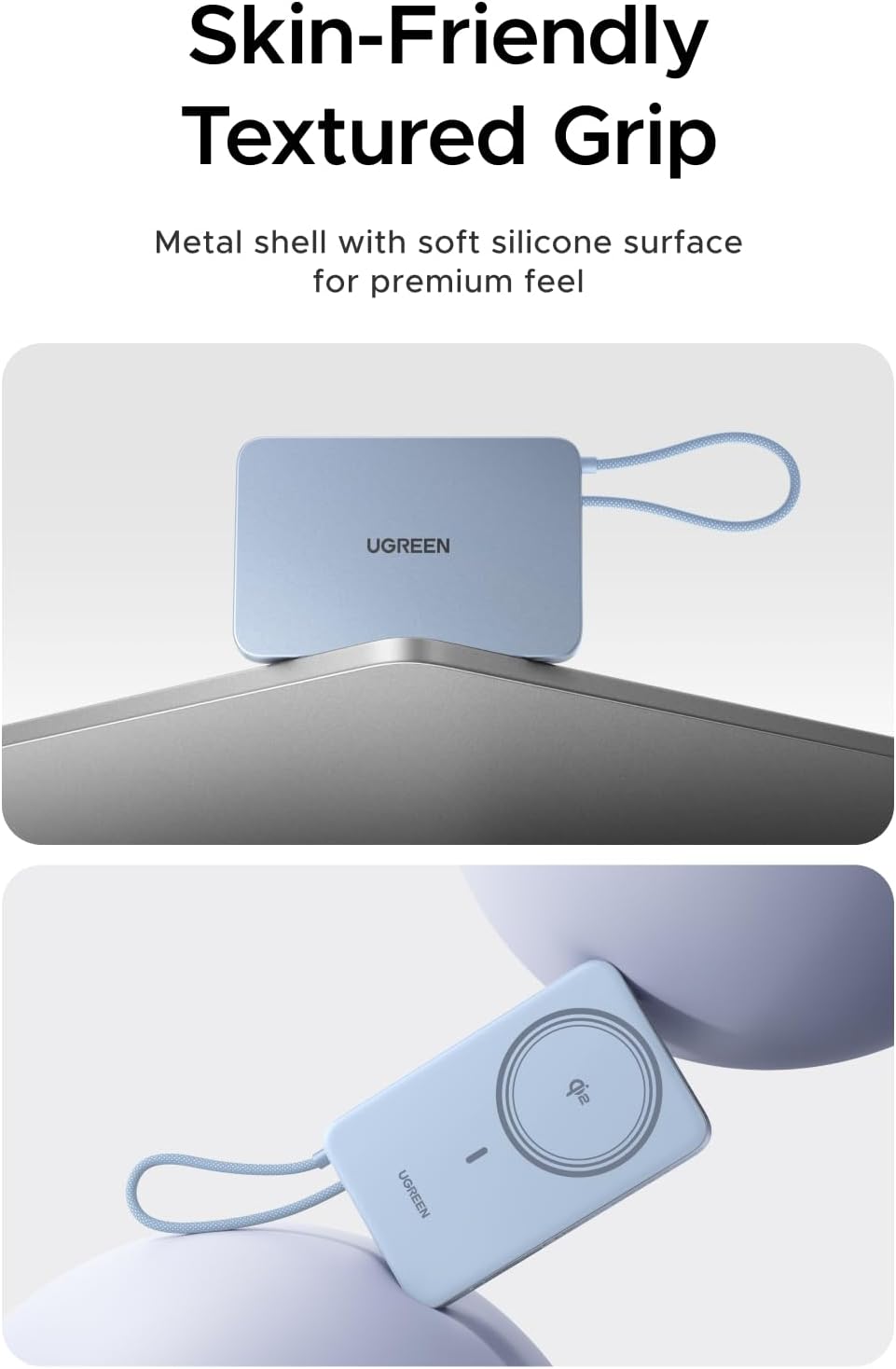 Thumbnail 6 de UGREEN MagFlow Air PB570 magnetische powerbank, 10.000 mAh, Qi2 15 W