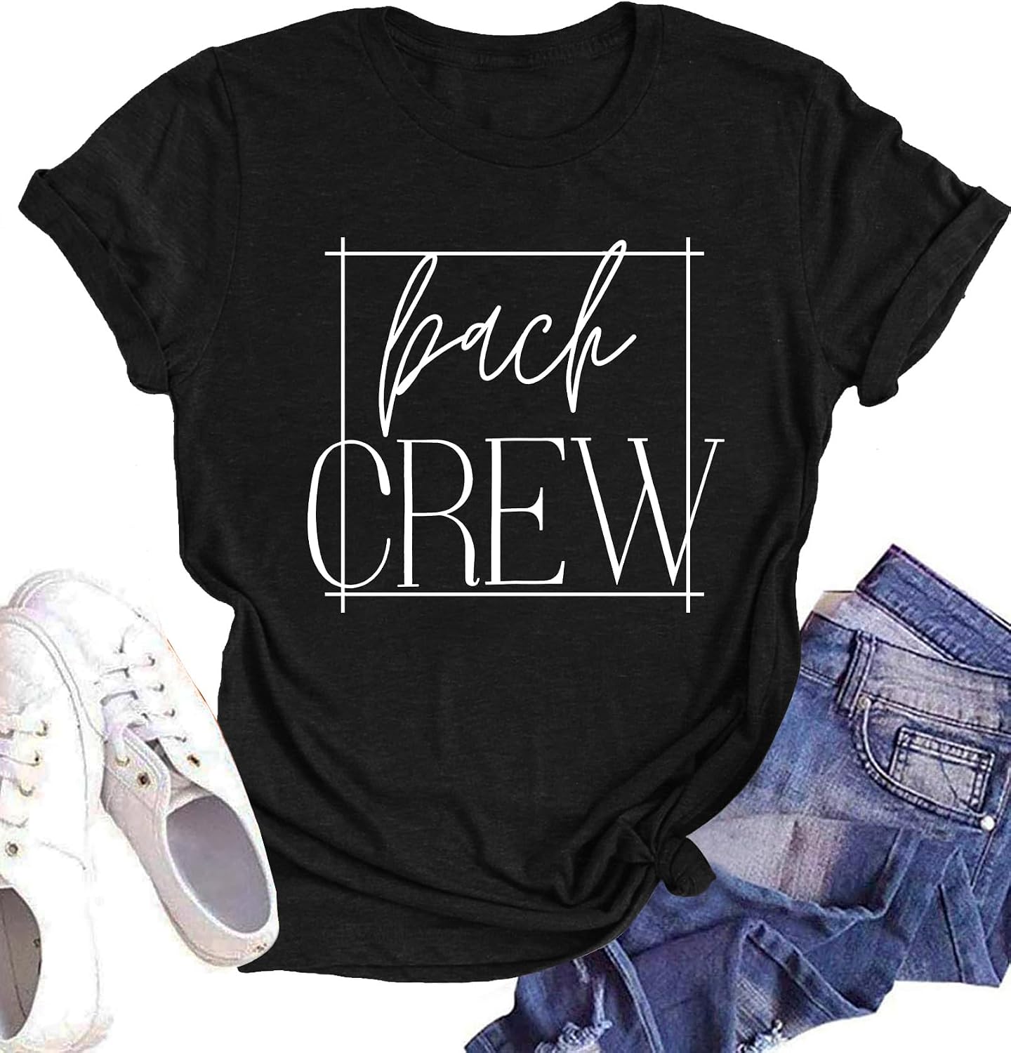 Detalle de Bride Shirt for Women Engaged Crew Tee