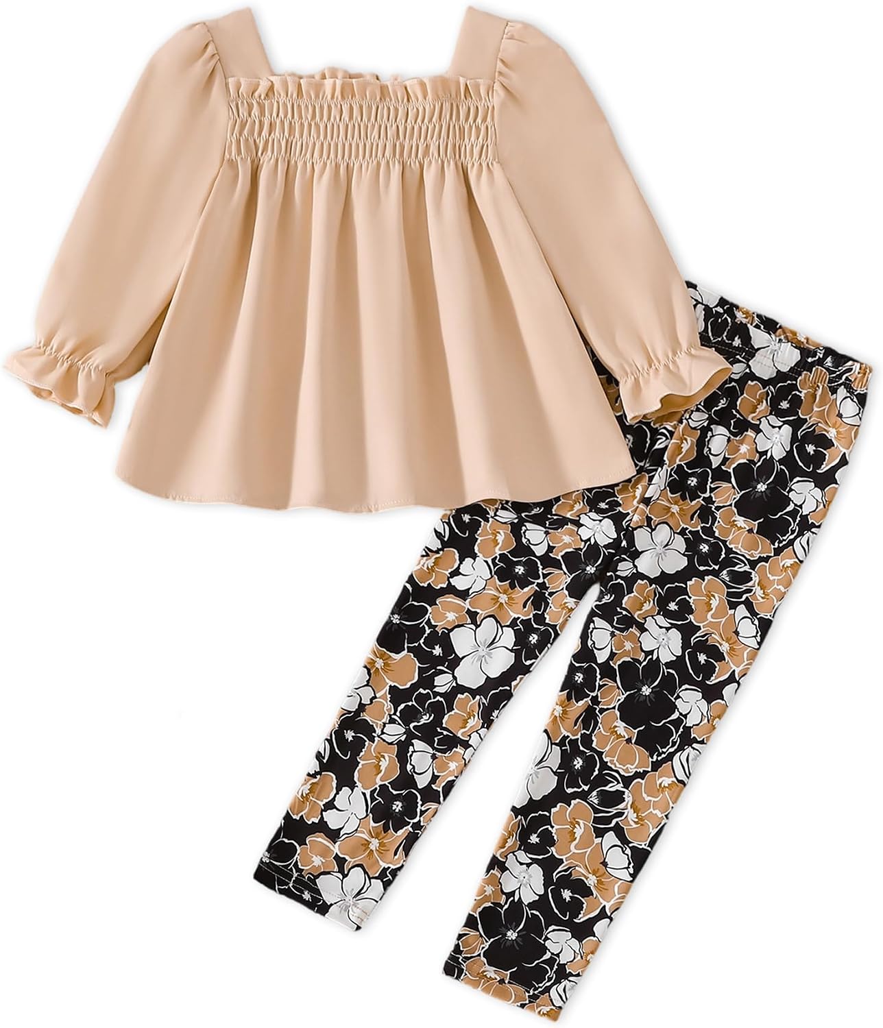 Detalle de Girls' Two-Piece Outfit, Sizes 3T–8 Years
