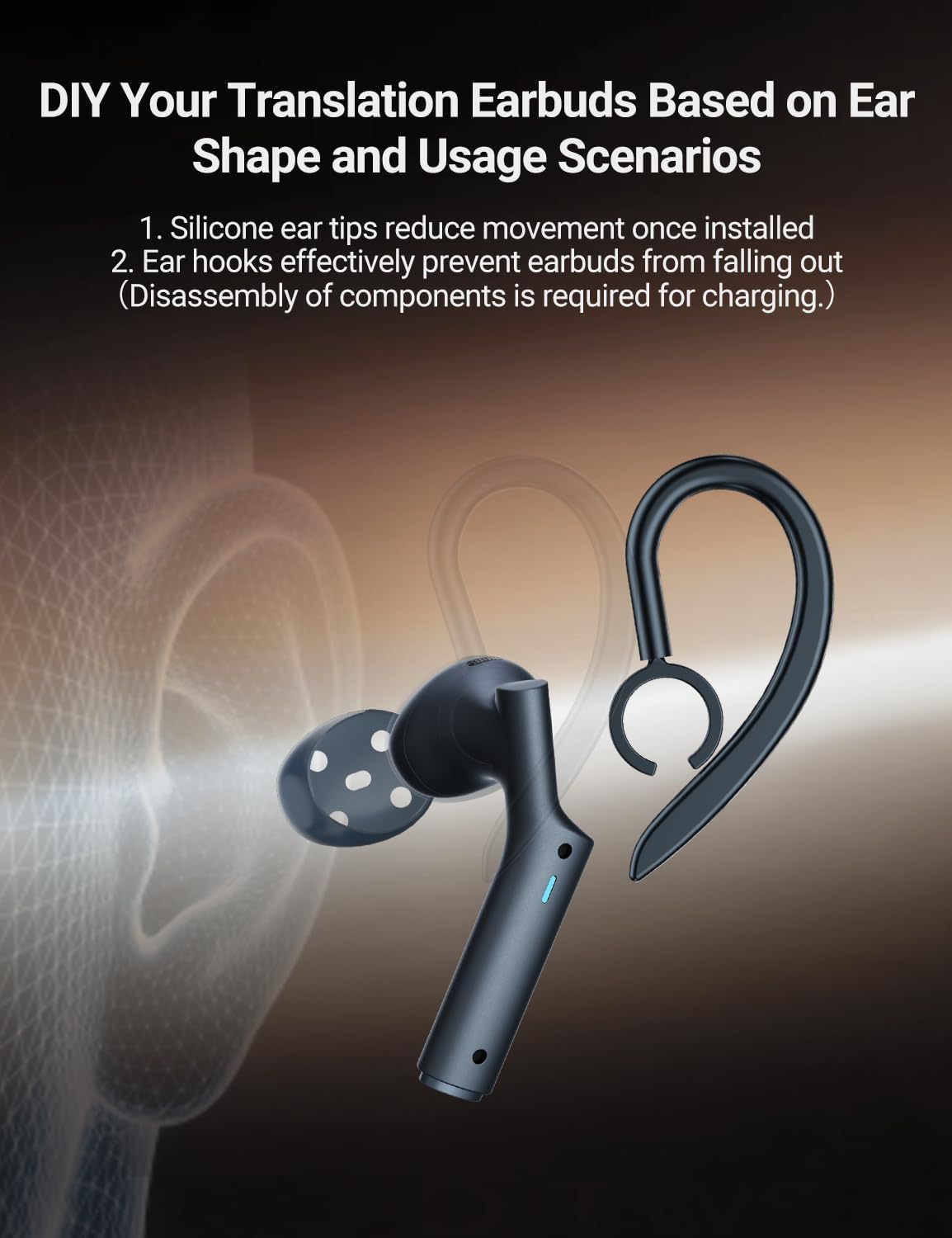 Detalle 1 de Timekettle W4 translation earbuds