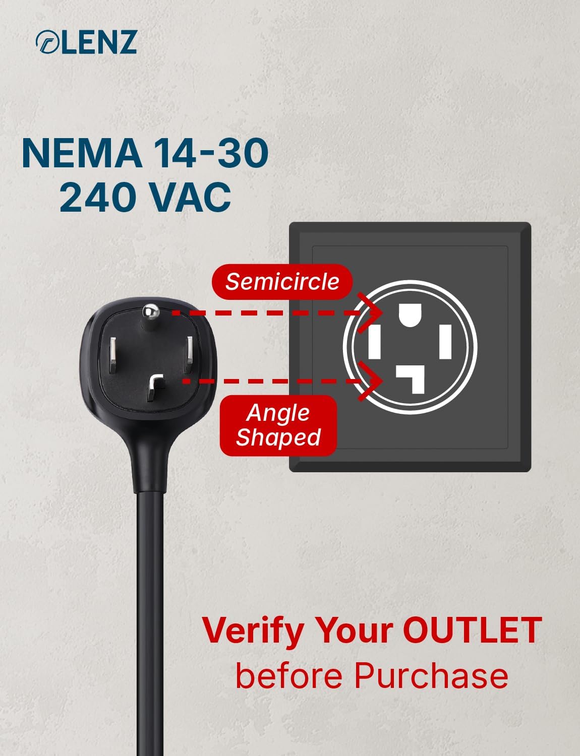 Thumbnail 1 de Tesla Mobile Connector NEMA 14-30 Adapter, 24A