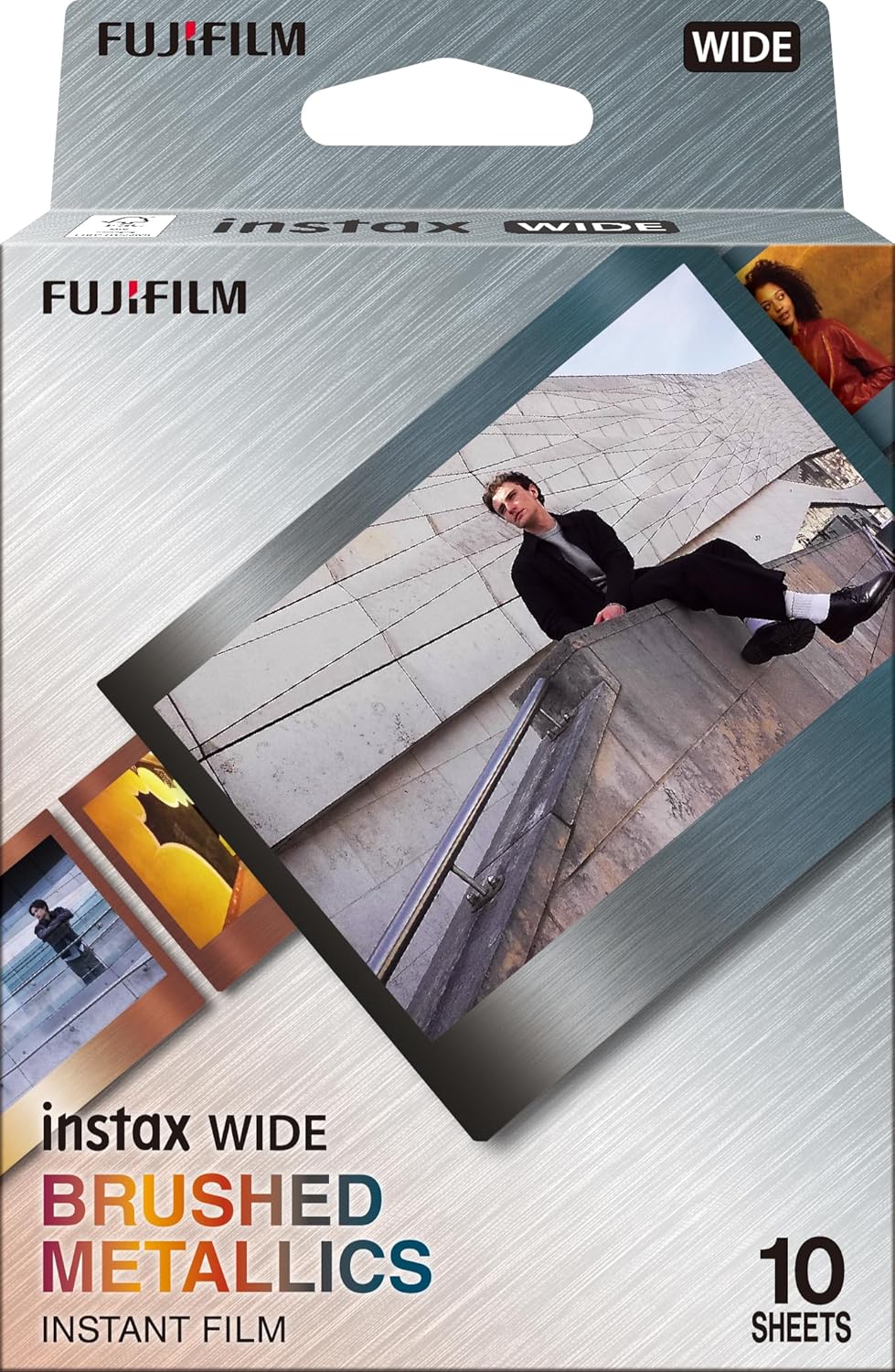 Detalle de Instax Wide Film Brushed Metal Design 10 Aufnahmen