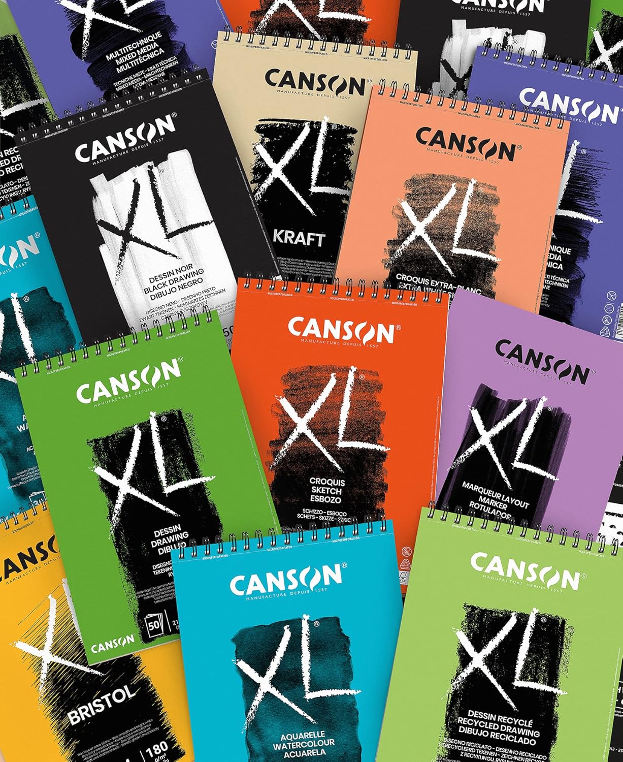 Thumbnail 3 de Canson XL Bristol Extra blanc — Album A4 50 feuilles 180 g/m²