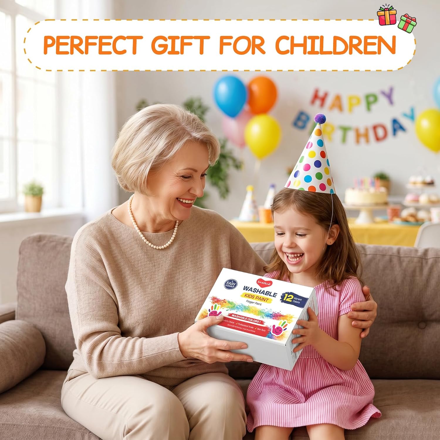 Thumbnail 6 de Smallbudi Finger Paint Set, 12 Colors