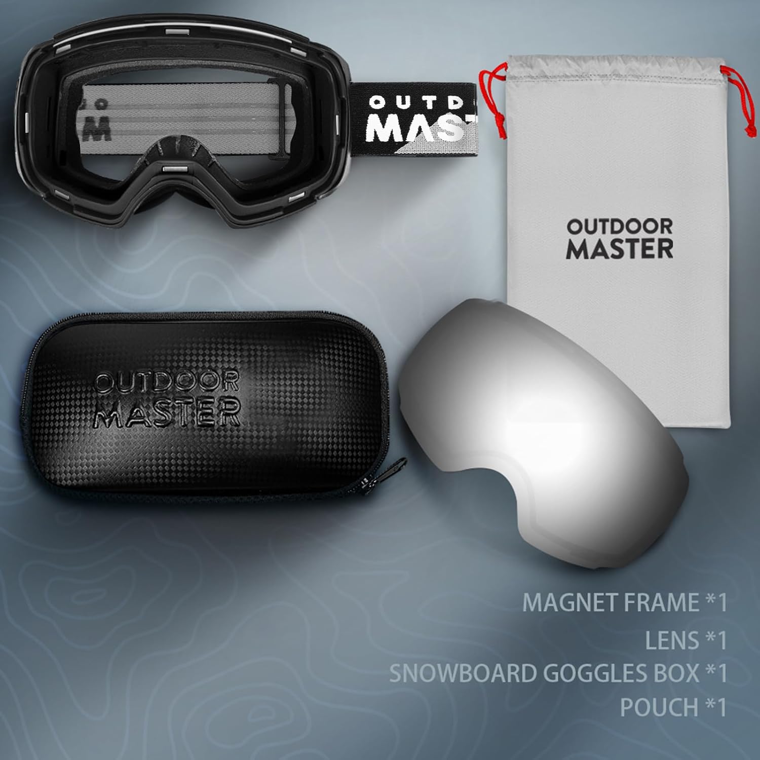 Detalle de OutdoorMaster PRO ski goggles UV400