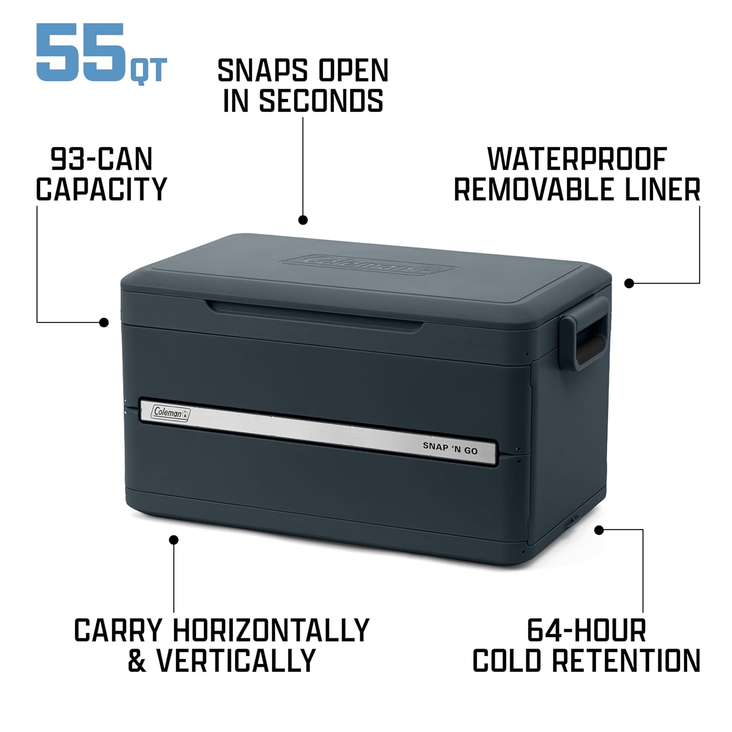 Thumbnail 6 de Coleman Collapsible Hard Cooler 55-Quart