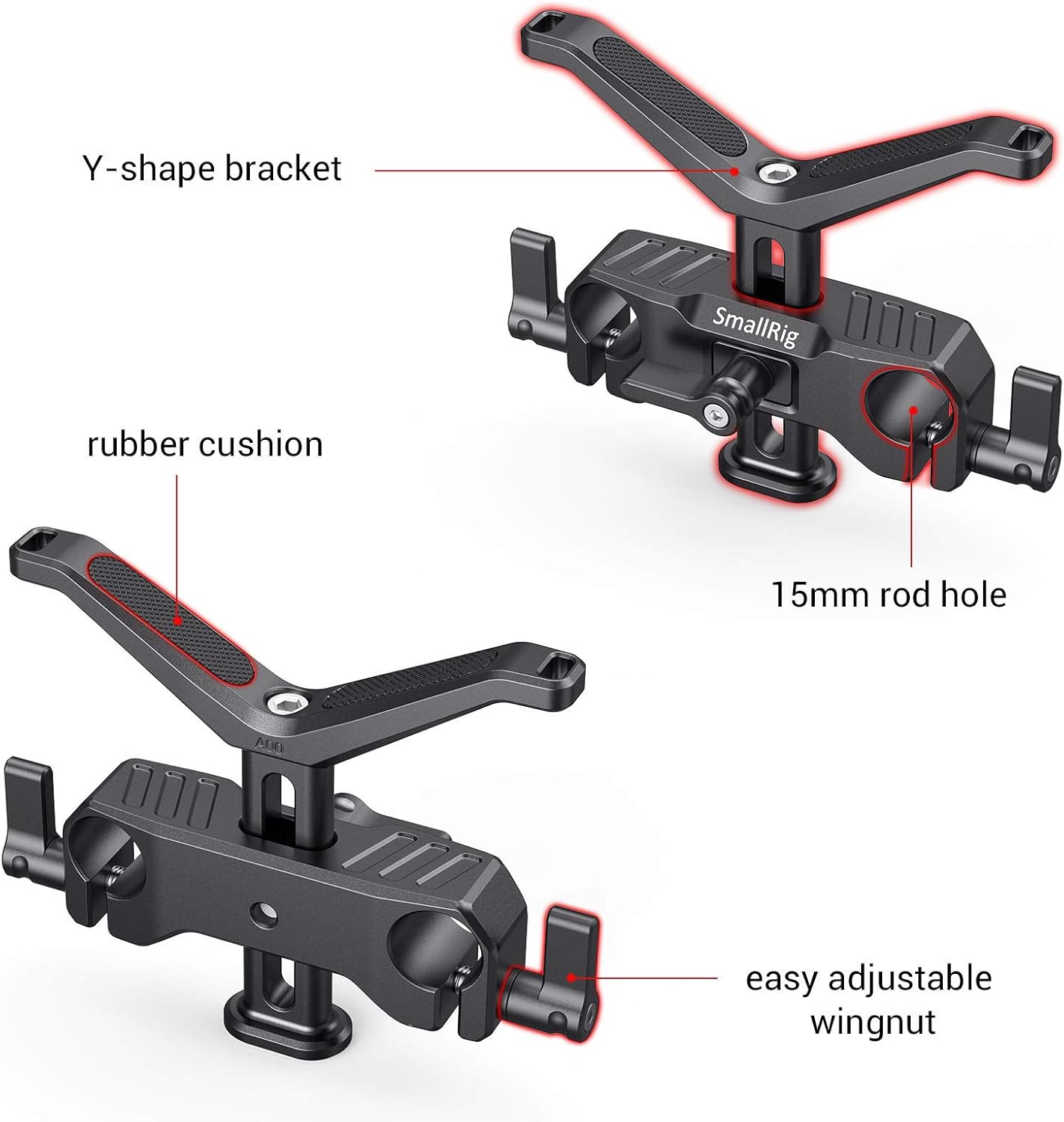 Detalle 2 de SMALLRIG 2680 supporto lente 15mm